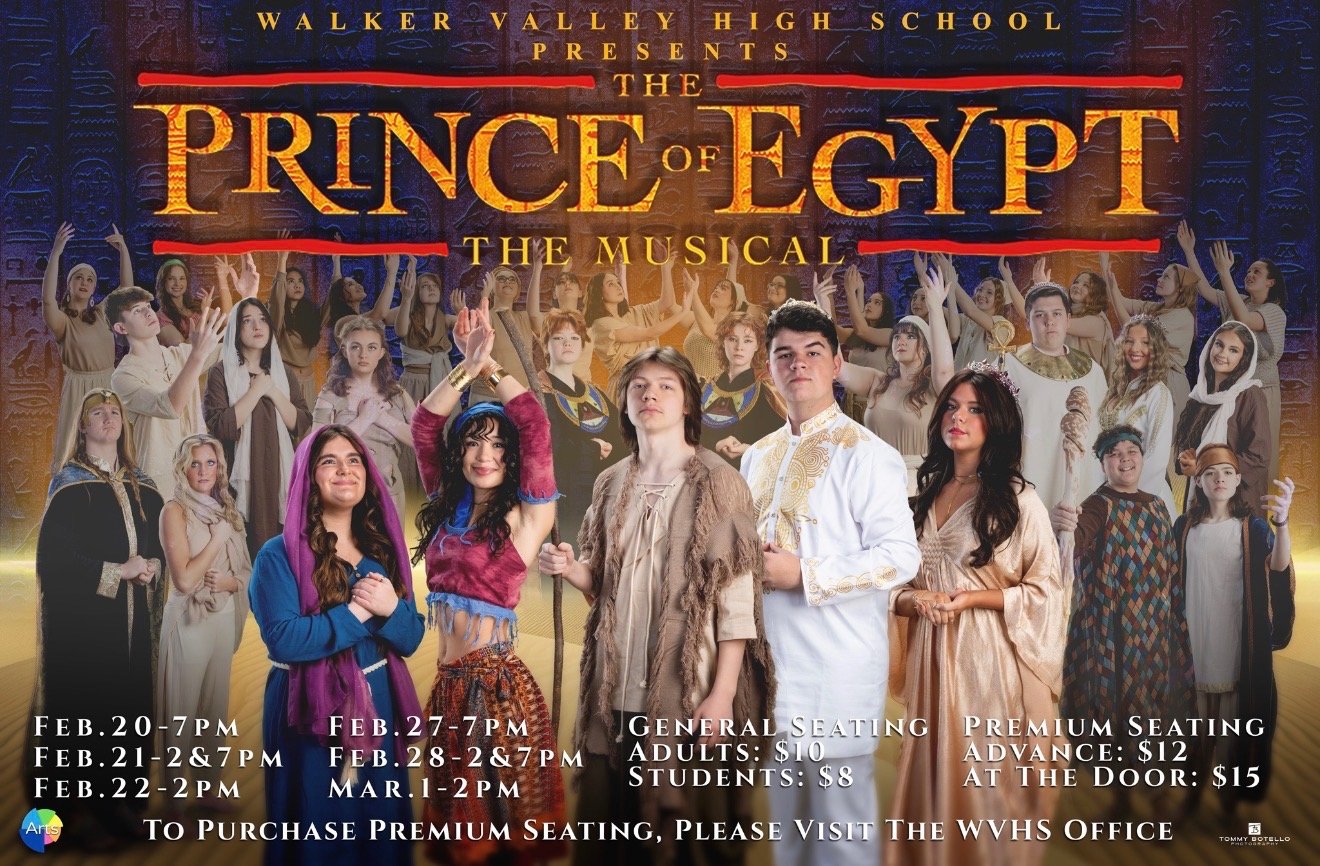 Prince of Egypt at Walker Valley High School 