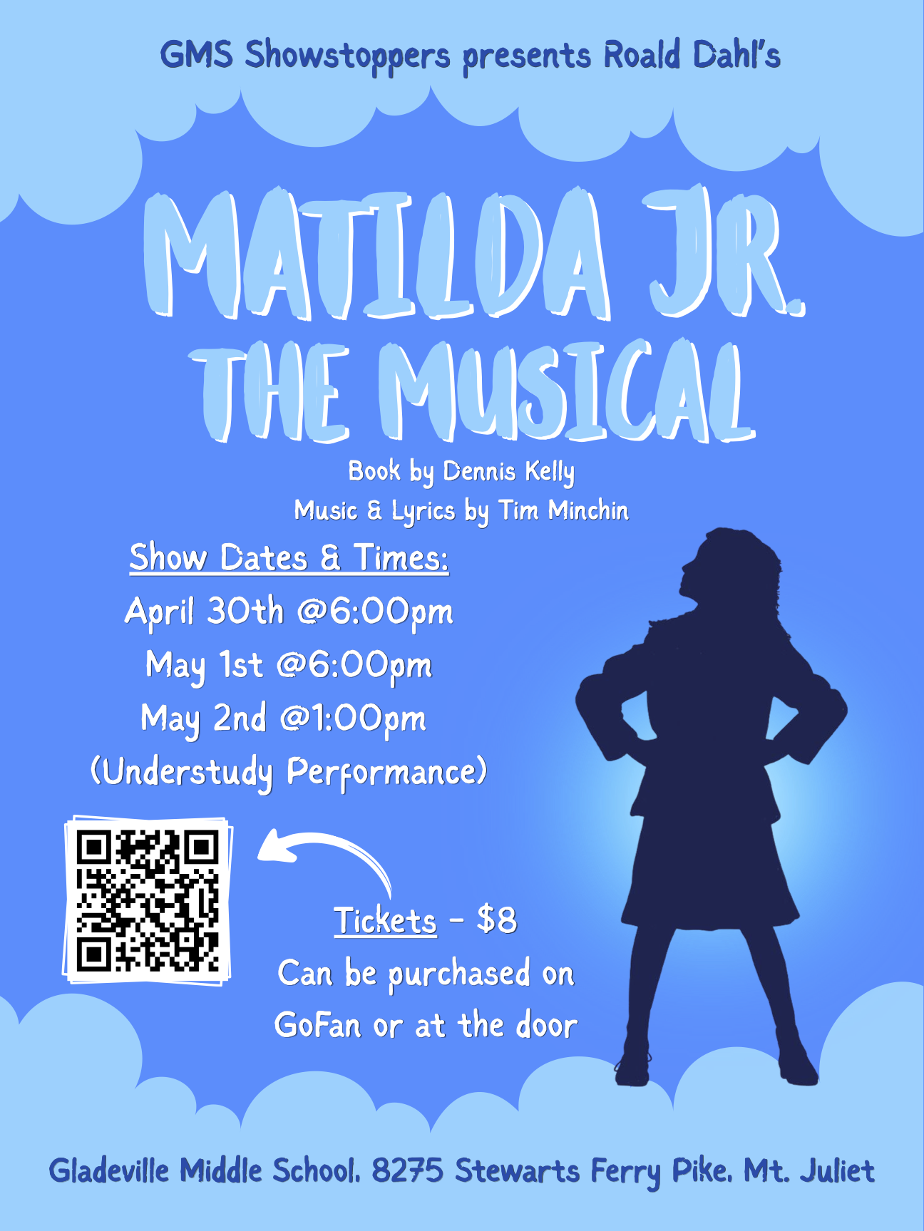 "Matilda Jr. The Musical" at Gladeville Middle School 