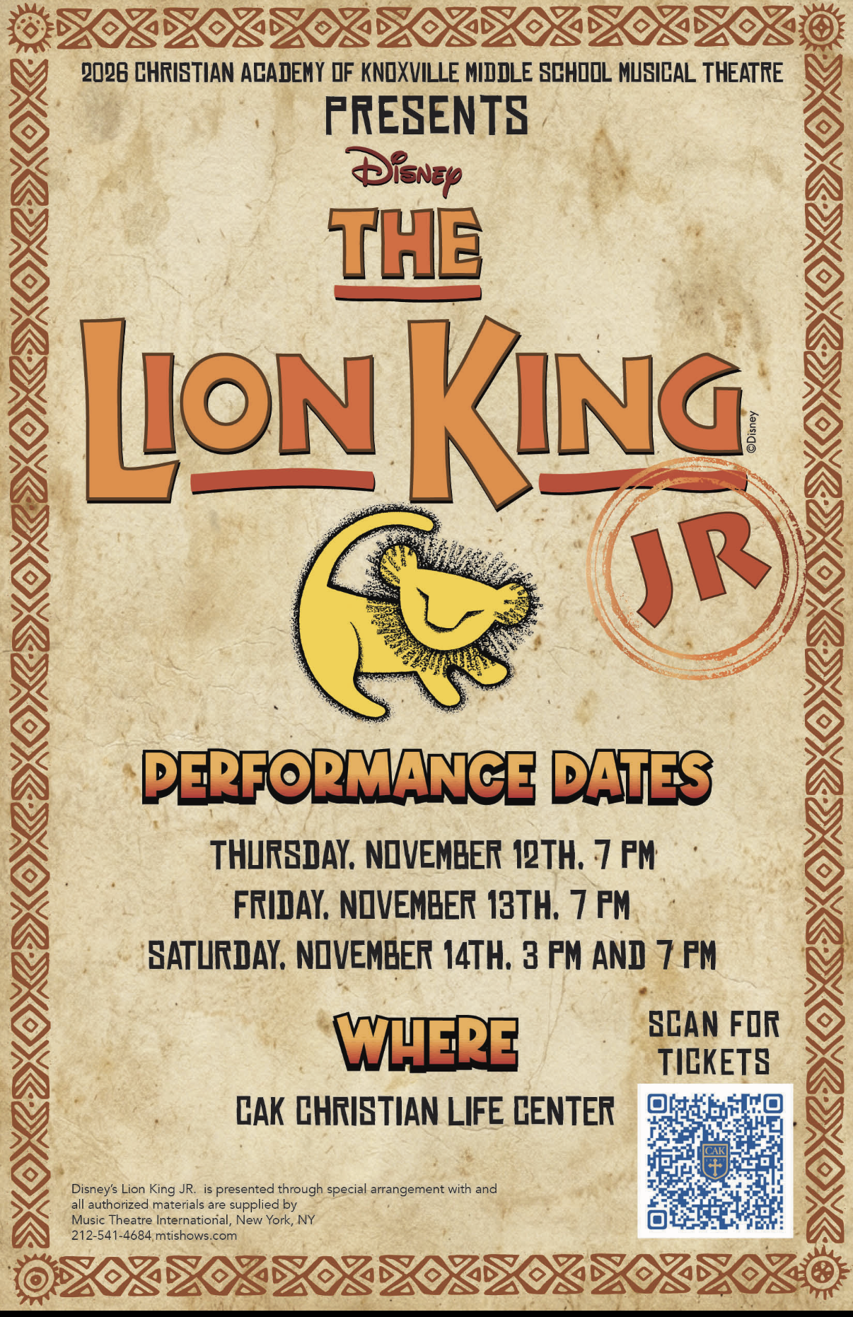 Lion King JR-CAK