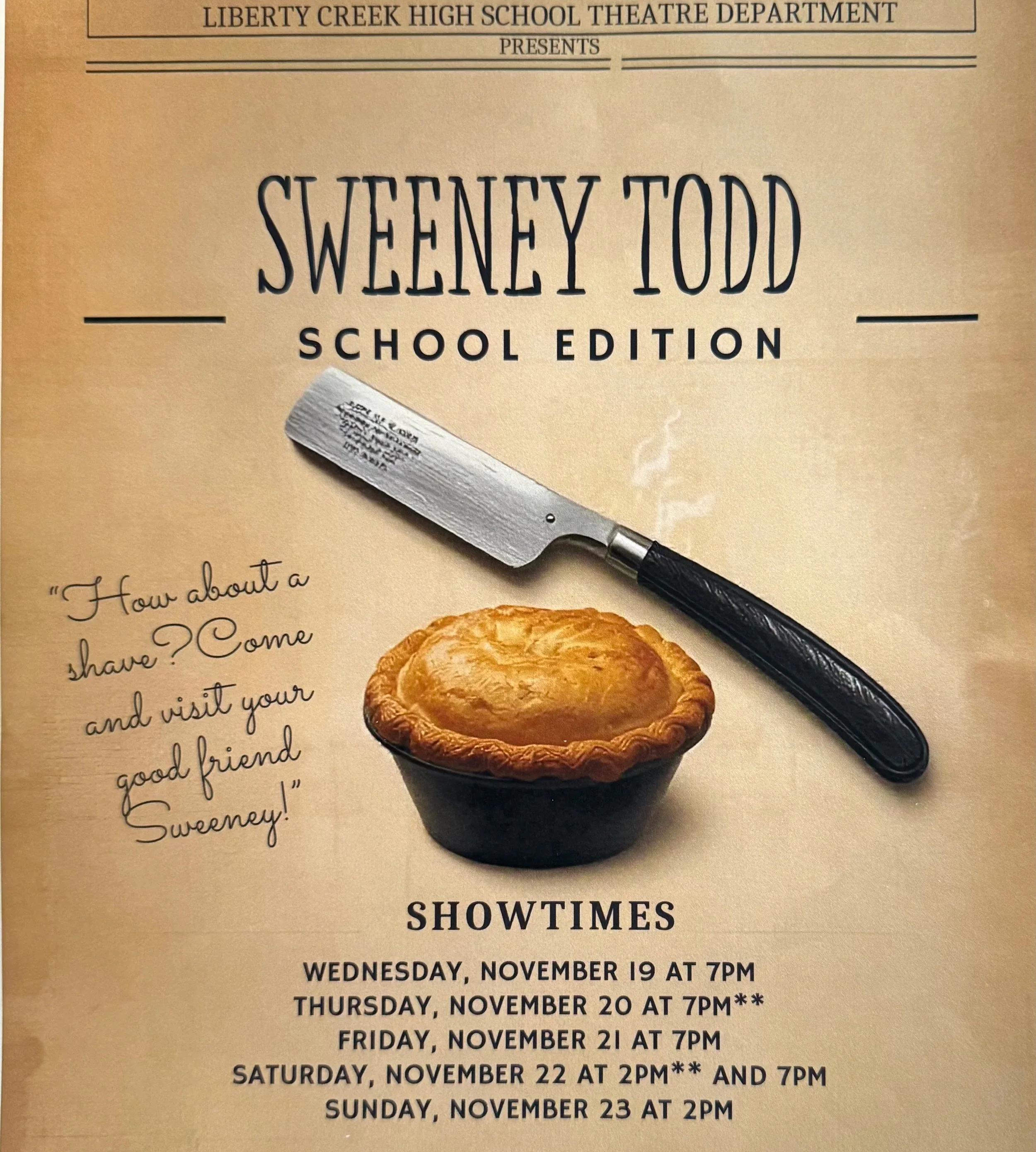 Sweeney Todd School Edition