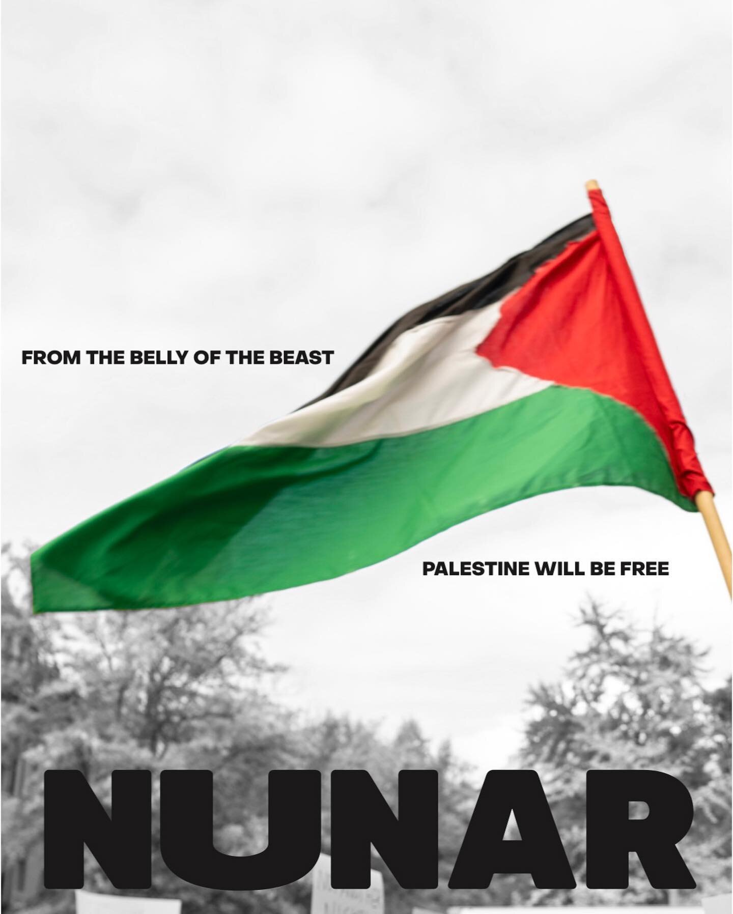 NUNAR honors the global movement for Palestinian liberation for our fourth cover 🍉

Camille Wallace&rsquo;s photo series, captured on the streets of Washington, D.C., stirringly portrays the protests that unfolded on October 16 and October 20, 2023,
