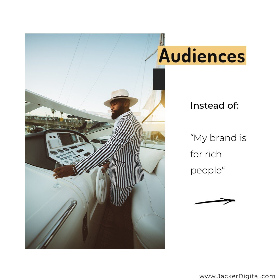 There's nothing wrong with building a brand to target a wealthy #audience. However, when it comes to digitally #targeting these people, many get it wrong. 

While it is possible to target &quot;rich&quot; people by interest, like people who like Loui