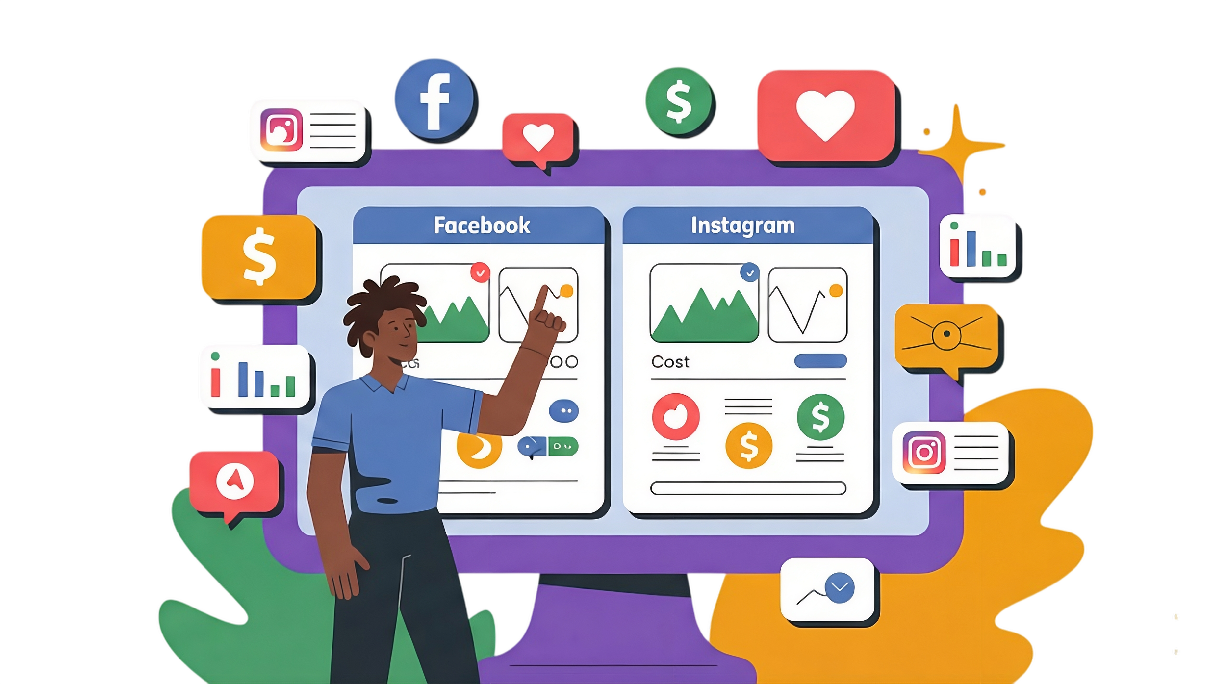 [Infographic] Differences When Advertising on Facebook and Instagram - 2026 Updated