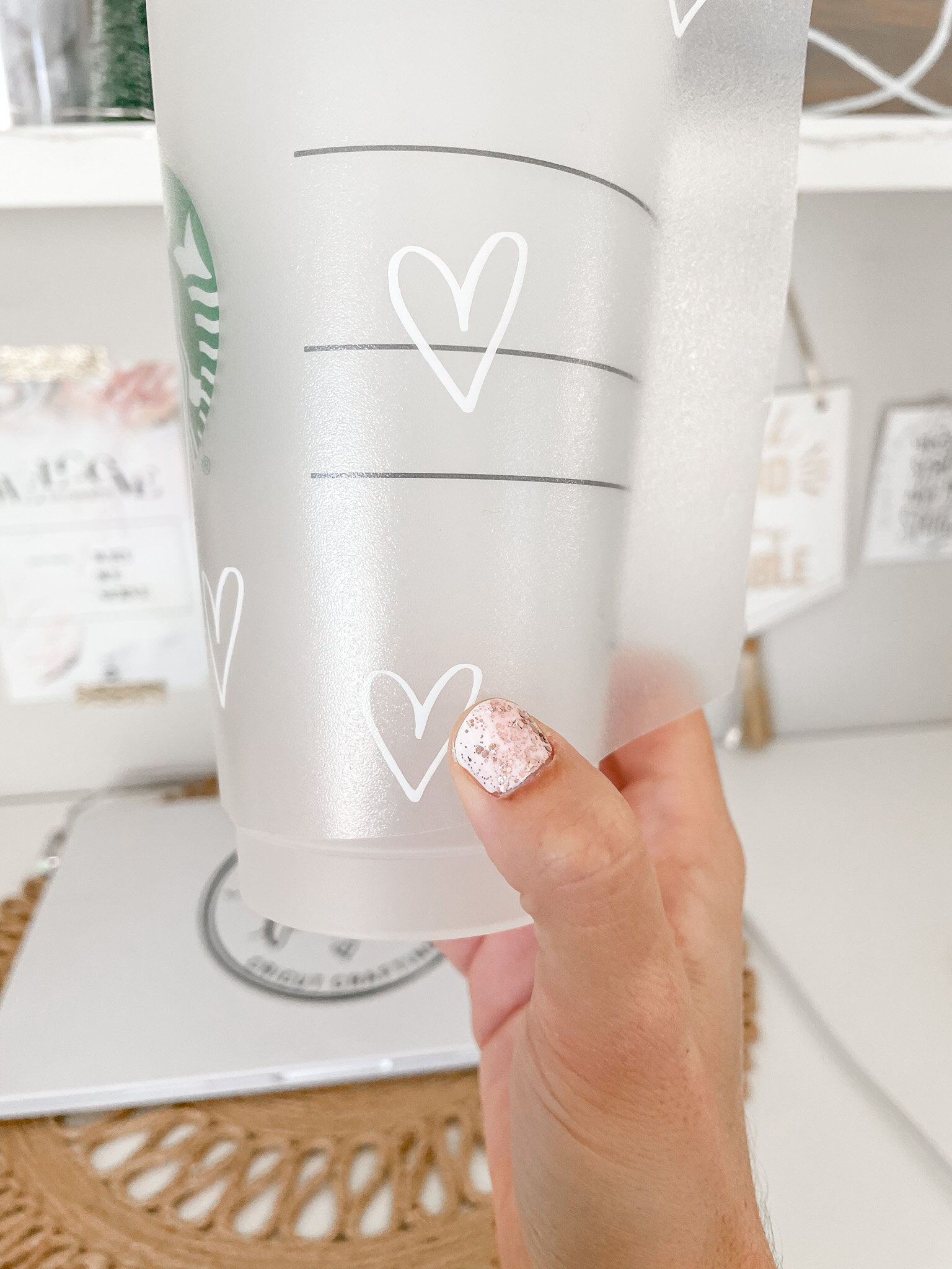 How to create a designs to perfectly fit a Starbucks Reusable Cold