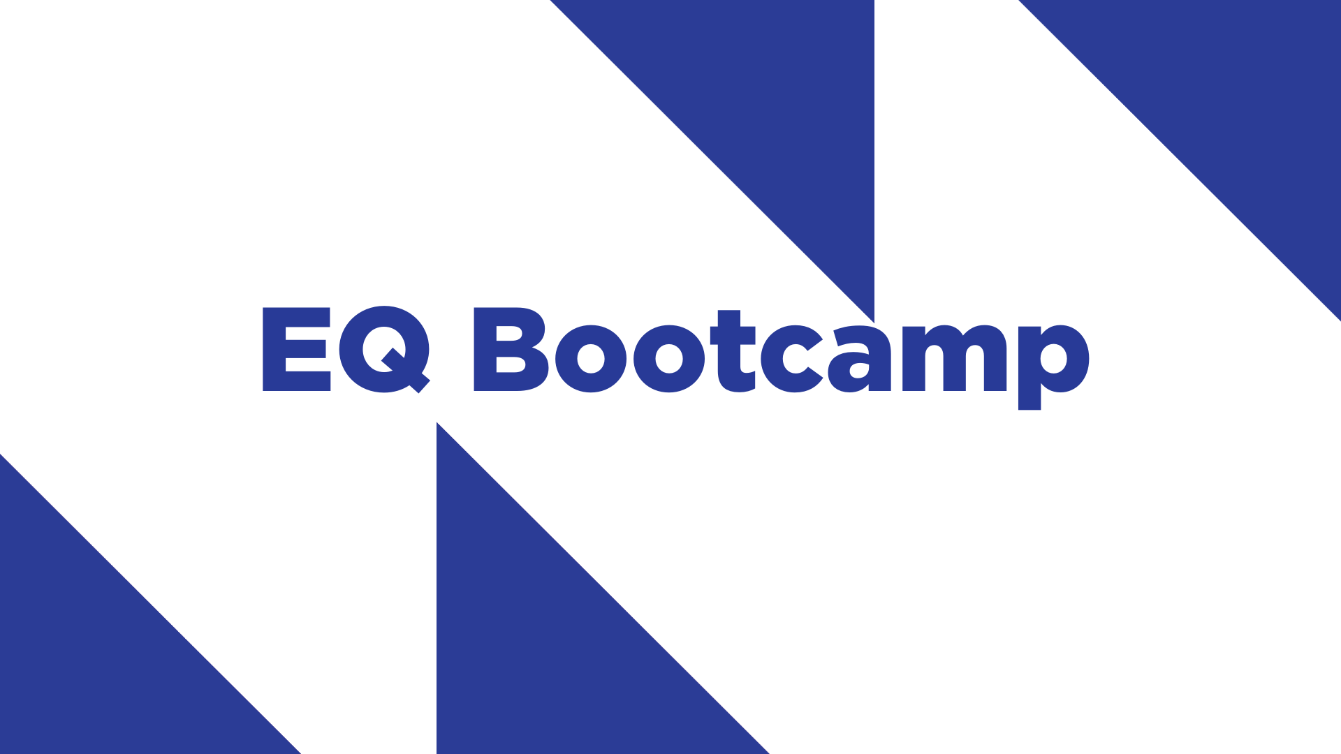 EQ Bootcamp - Immerse and Church Planters