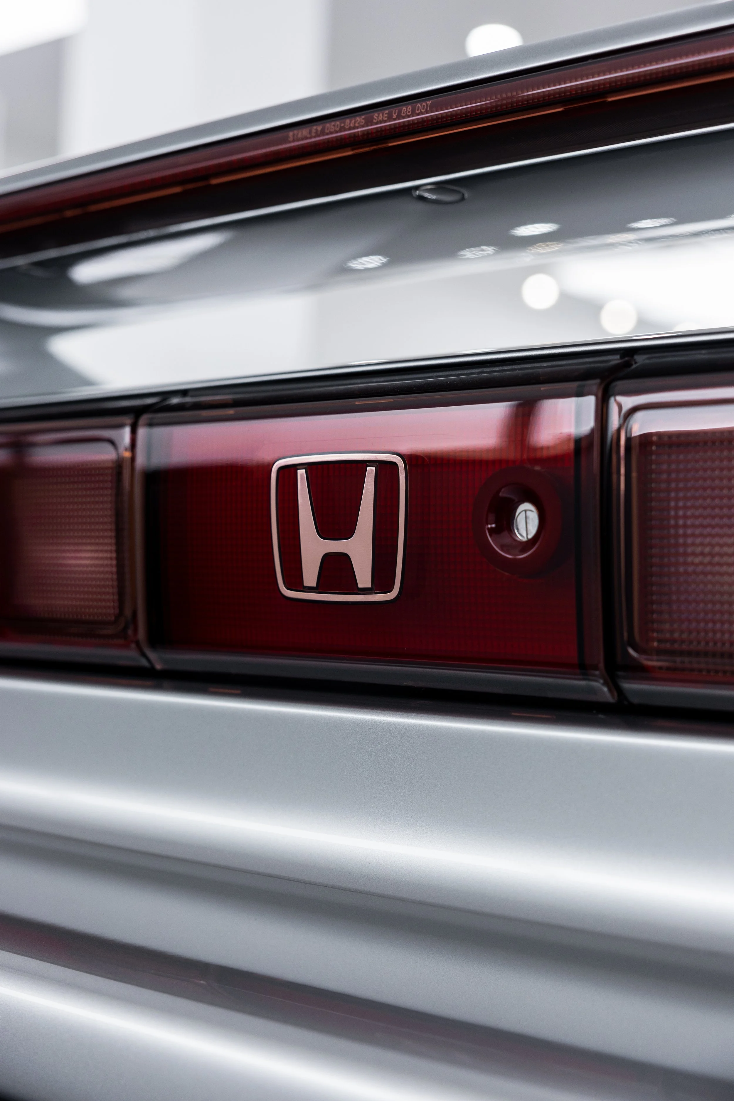 Honda NSX side panel badge detail after restoration ADS Sydney