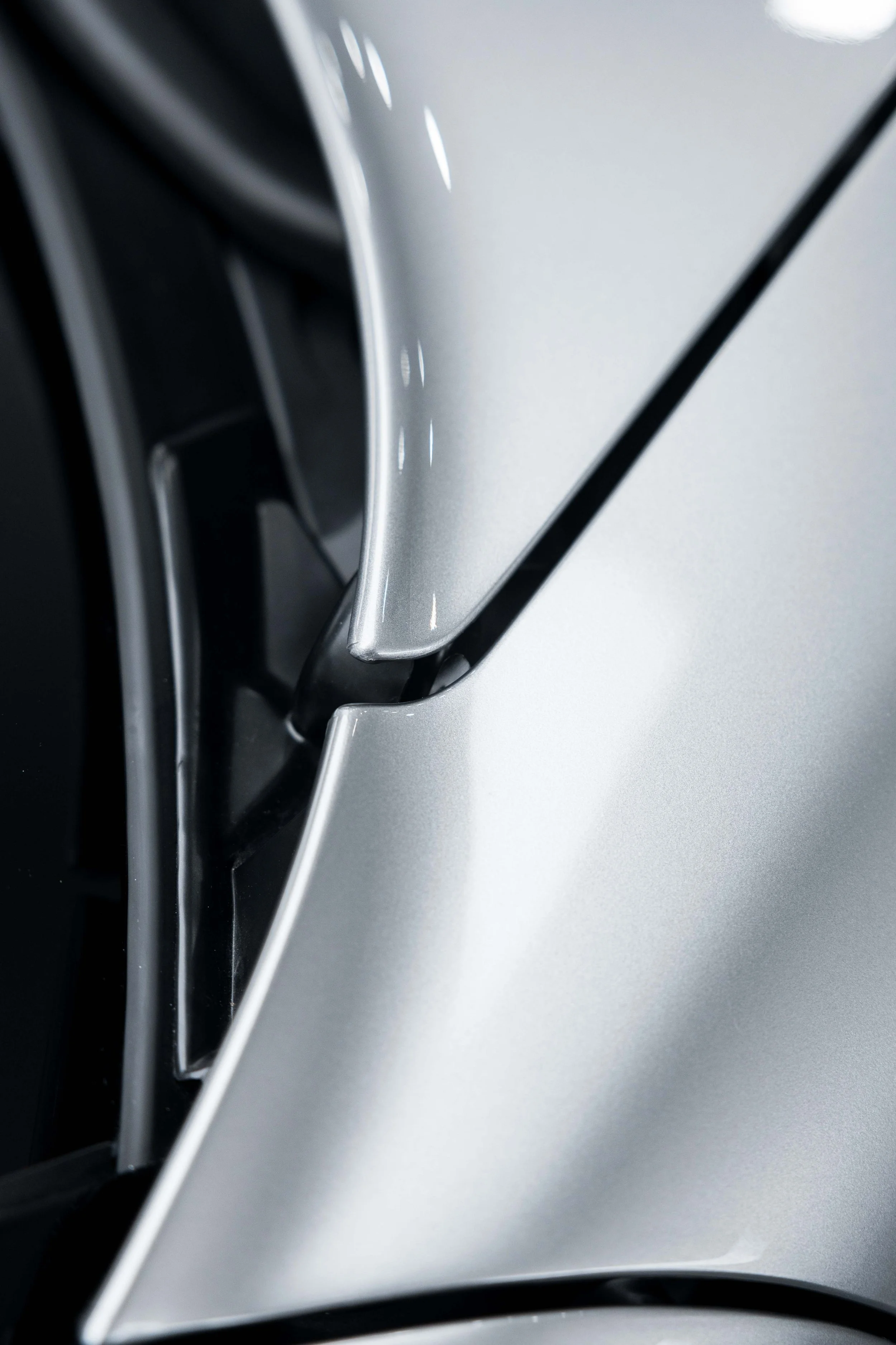 Silver Honda NSX bonnet and wheel arch with XPEL Paint Protection Film in Sydney