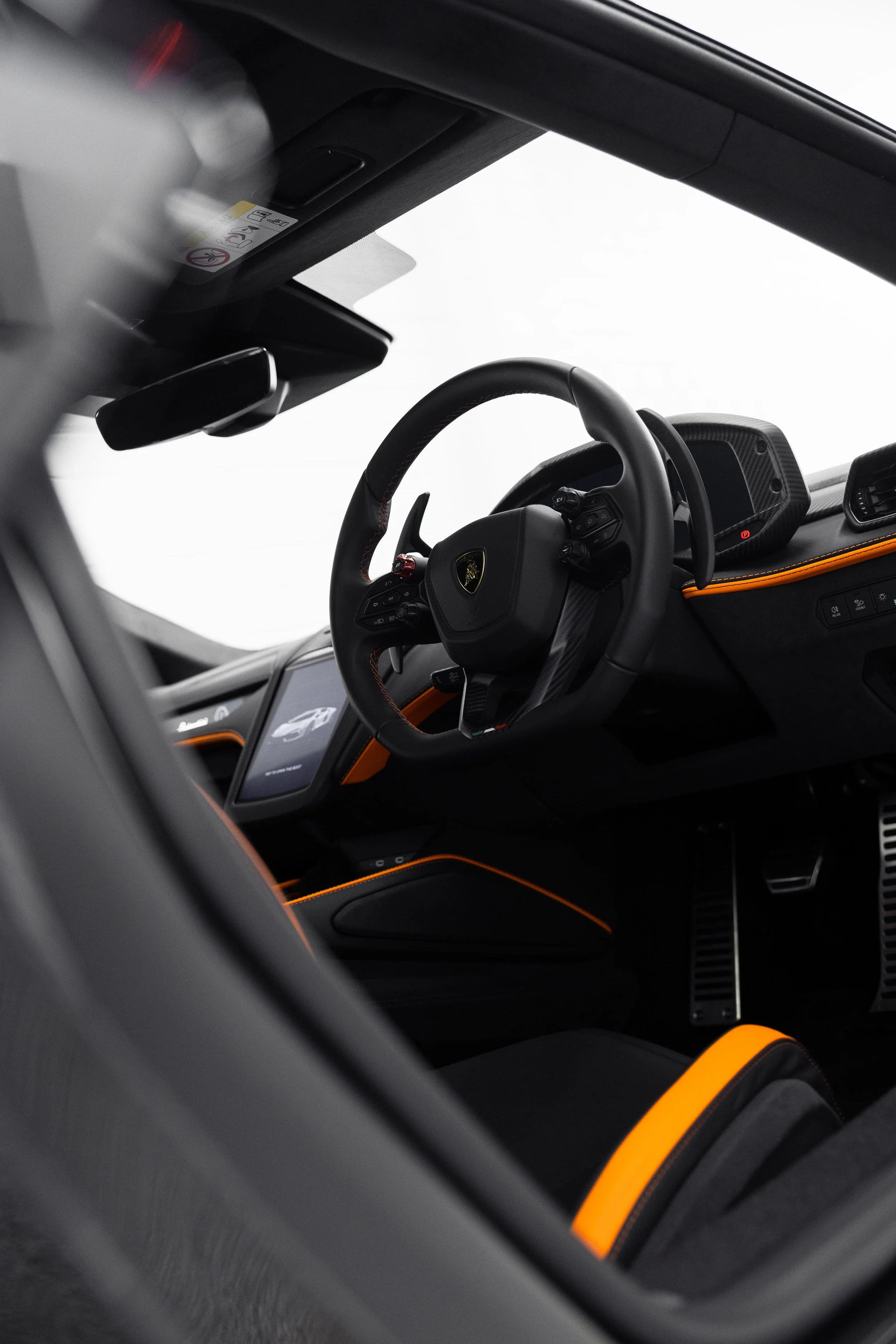 Interior of Lamborghini Revuelto with premium detailing and ceramic protection by ADS in Sydney