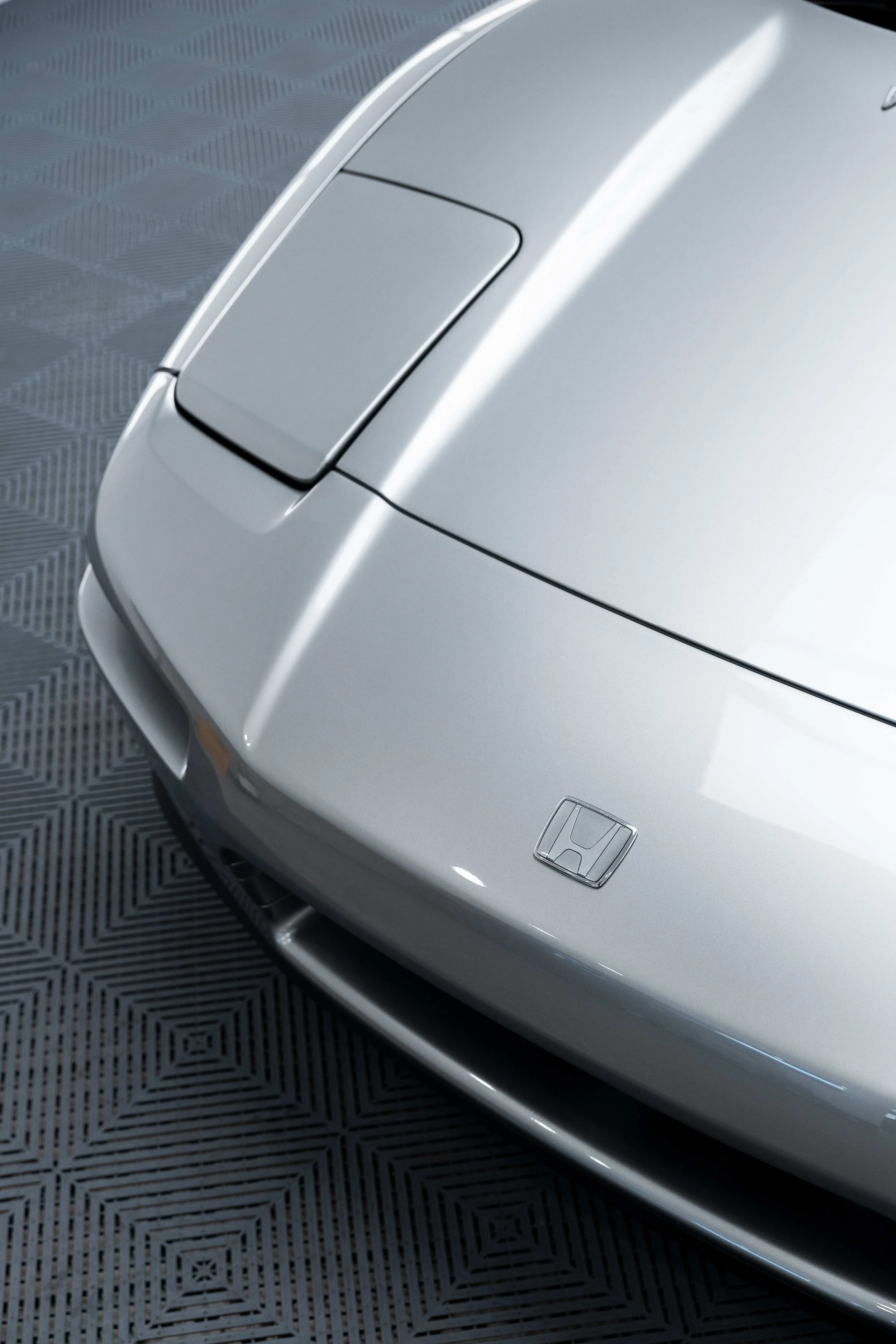 Silver Honda NSX front bonnet with XPEL Paint Protection Film in Sydney
