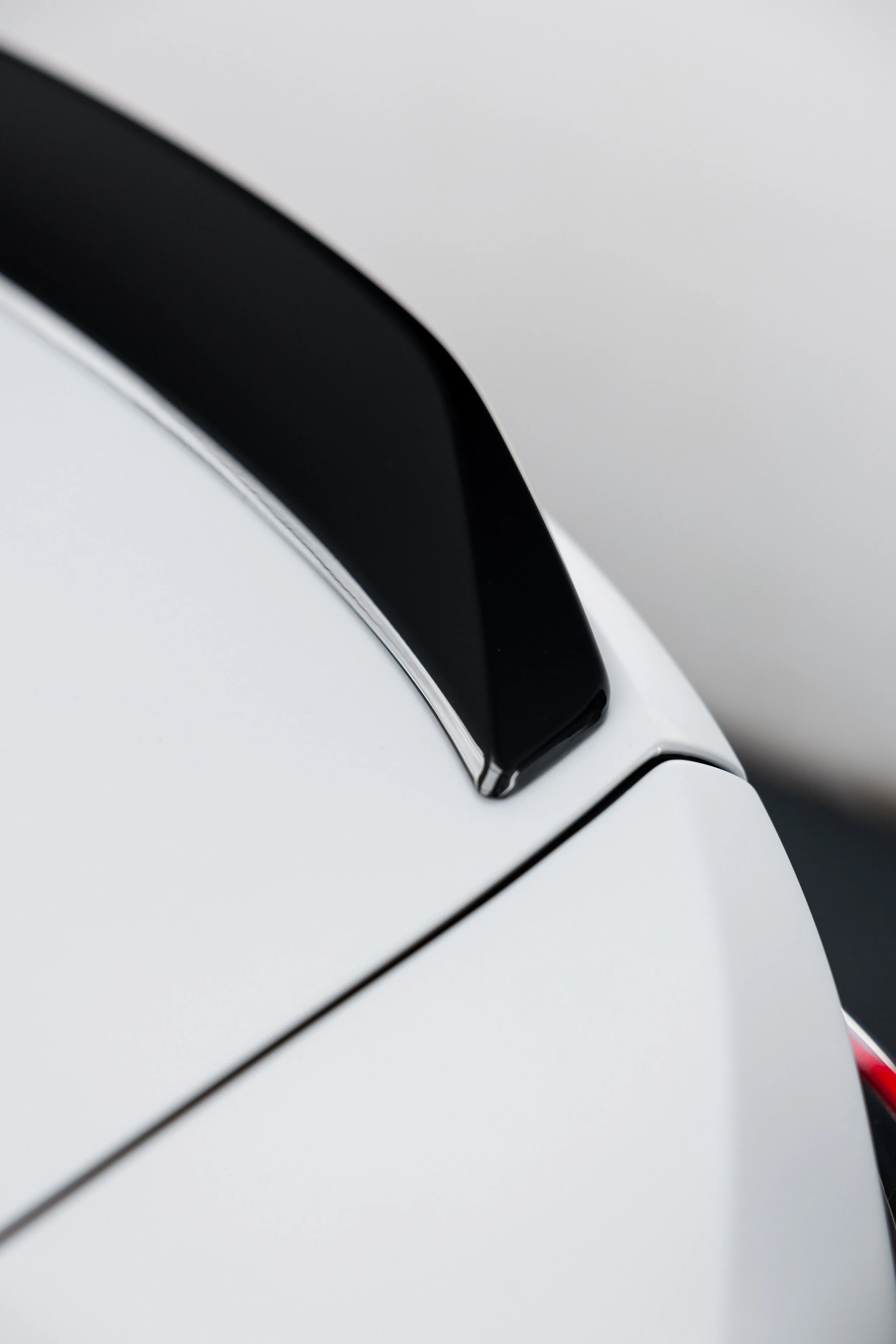 White BMW M4 Competition spoiler with XPEL Paint Protection Film in Mona Vale