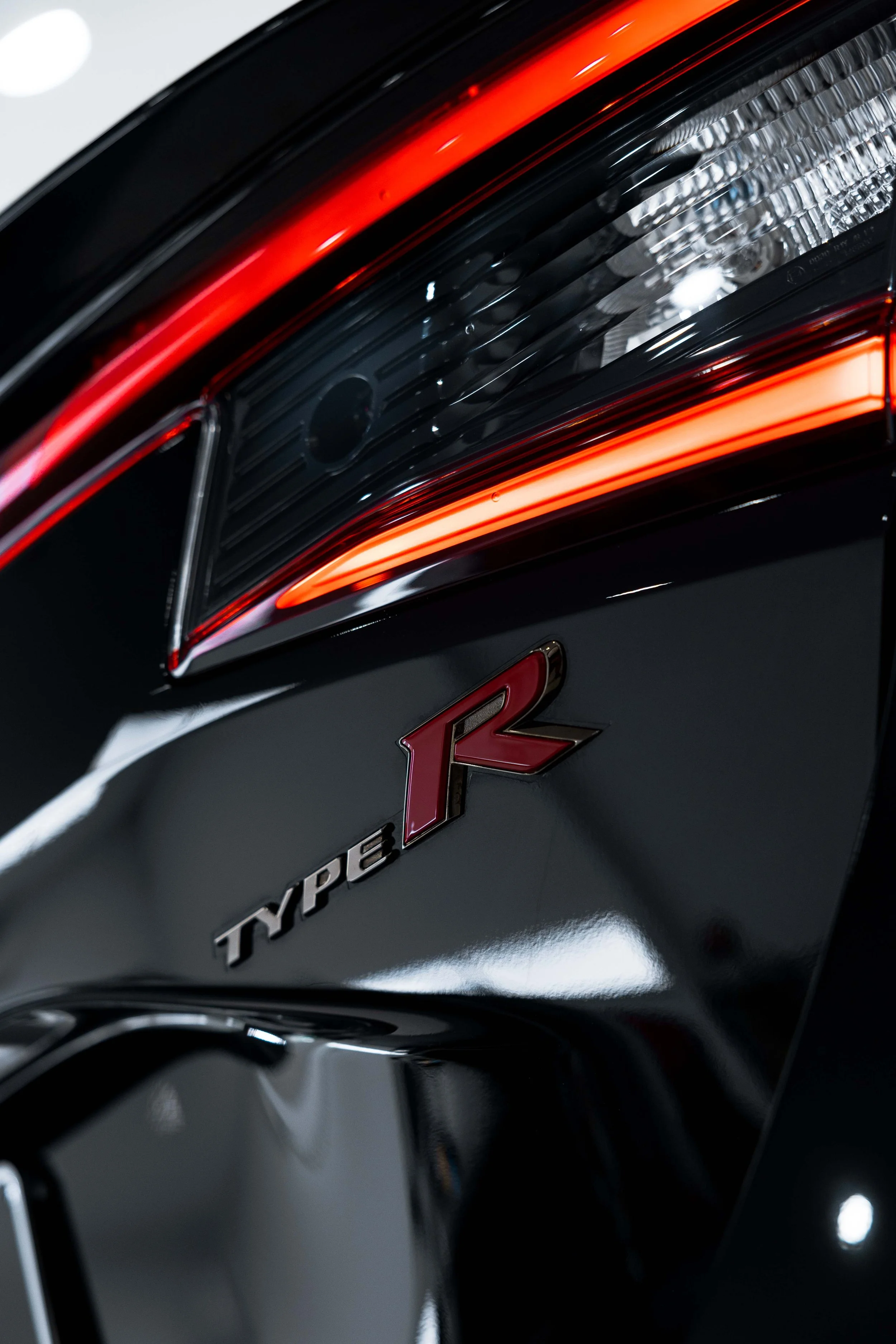 Type R badge and tail light with XPEL Paint Protection Film in Mona Vale