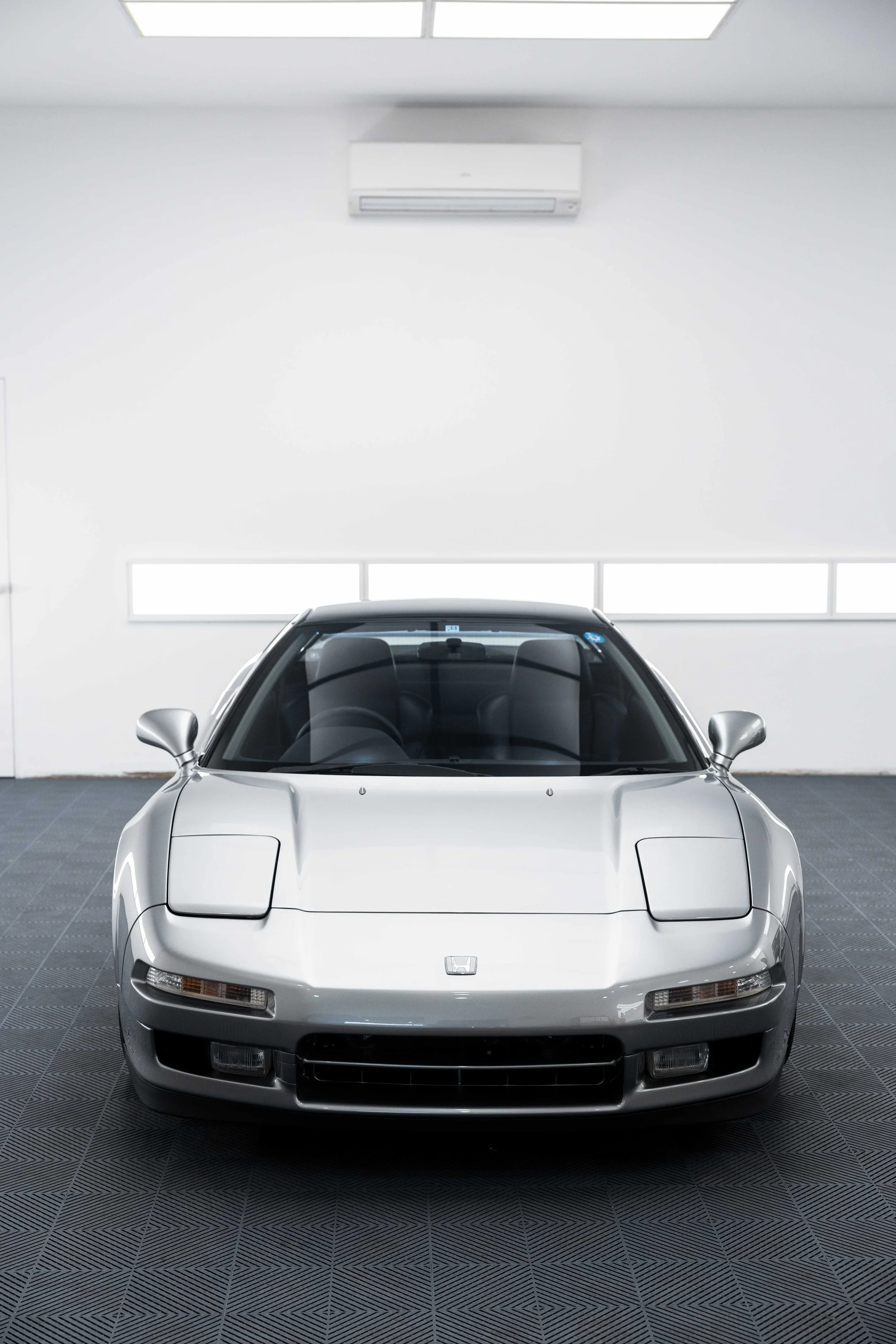 Silver Honda NSX front end with XPEL Paint Protection Film in Sydney