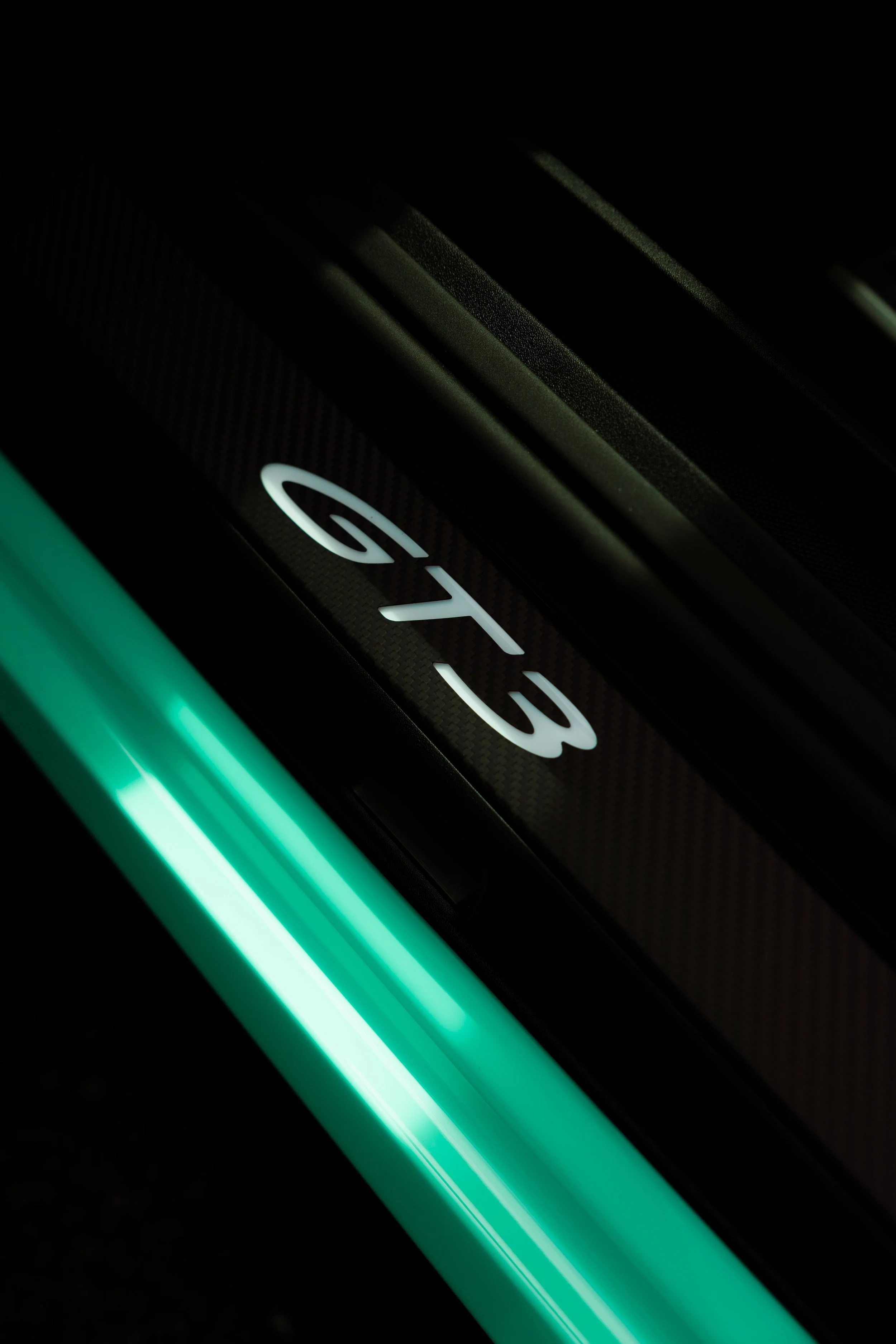 Mint green Porsche 911 GT3 interior detailing GT3 door sill in Sydney