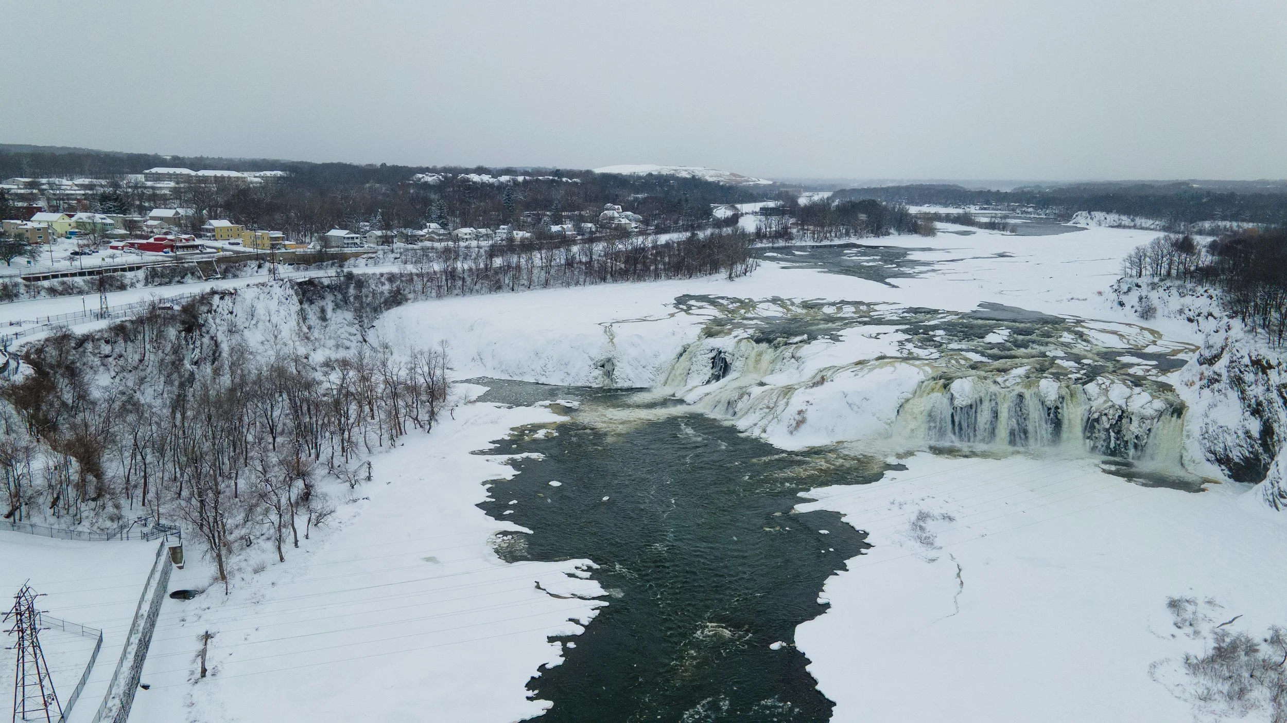 Winter in Cohoes New York