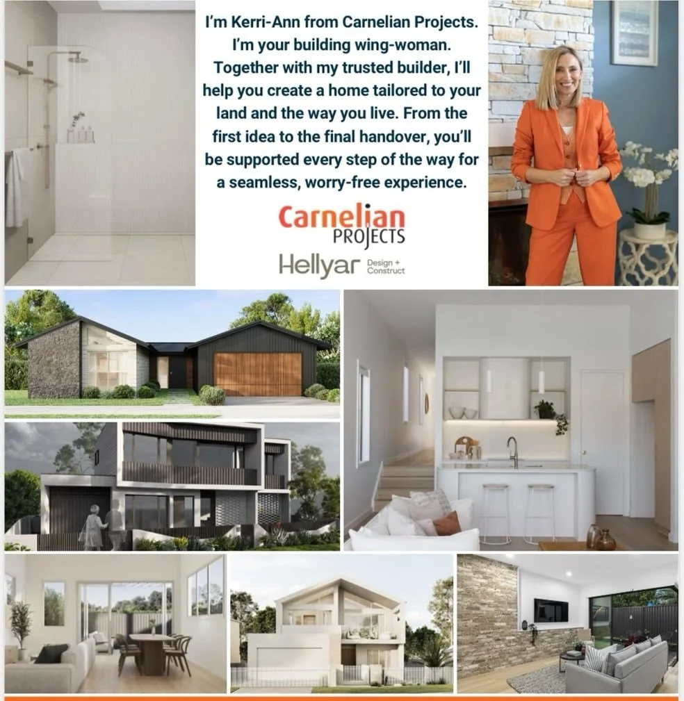 Whether a Knockdown Rebuild or a Custom Designed home, myself and my builder make the whole process stress free and enjoyable🏡