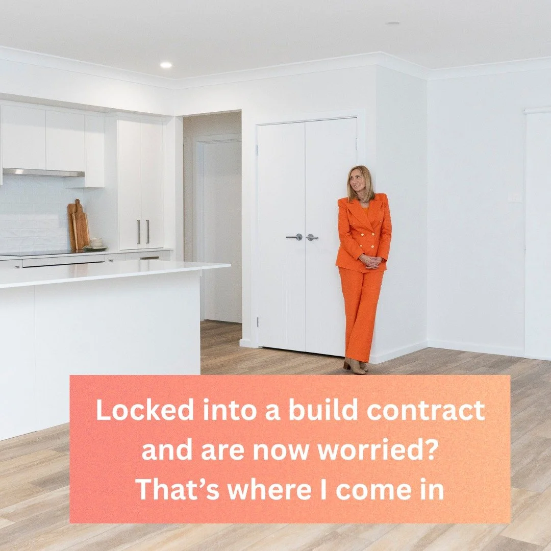 Already locked in with a builder but feeling worried about what comes next? That&rsquo;s exactly where I step in.
I guide you through the entire journey from the first decision to the final handover, being your dedicated wing woman every step of the 