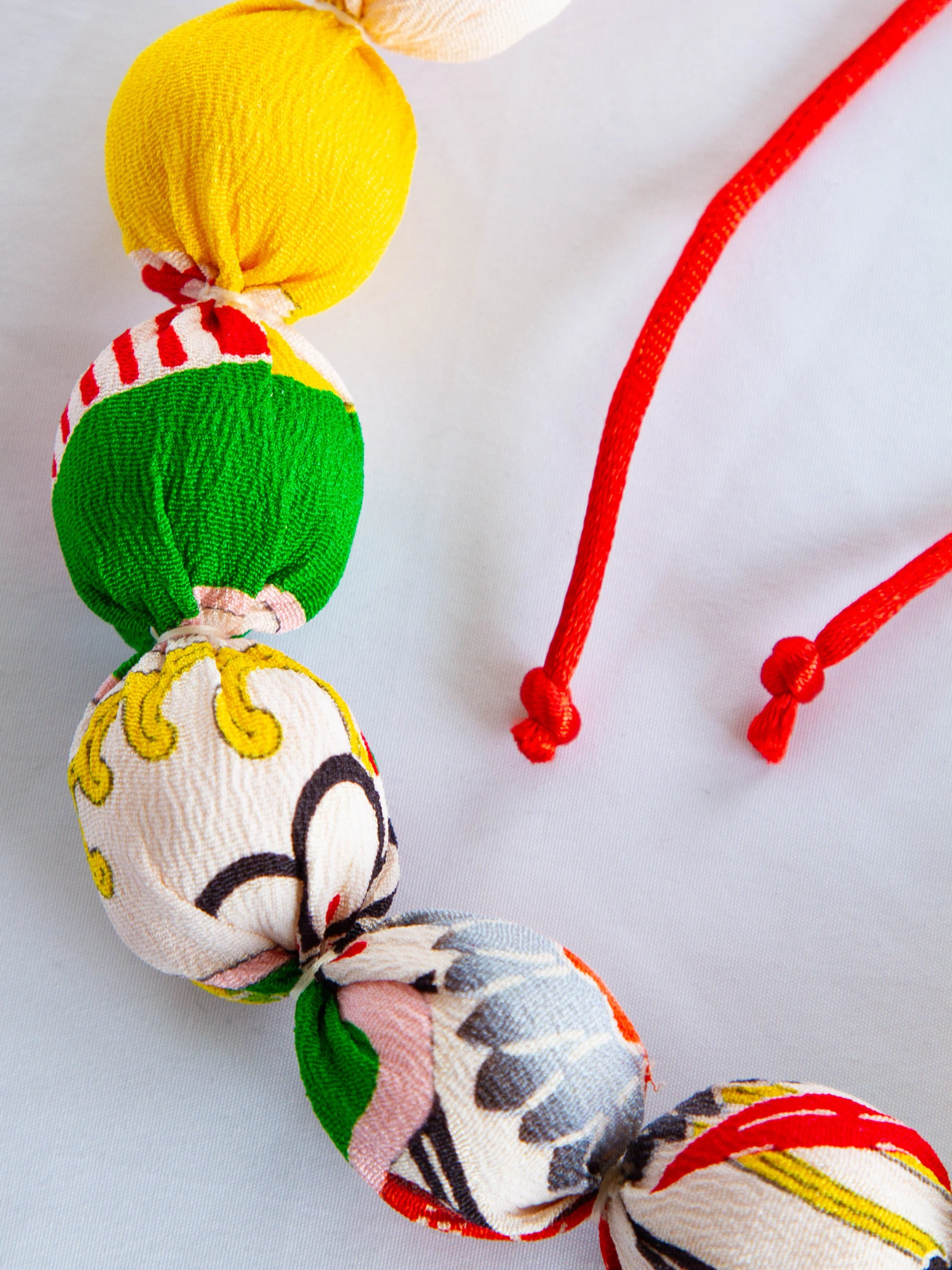 antique children's Kimono necklace