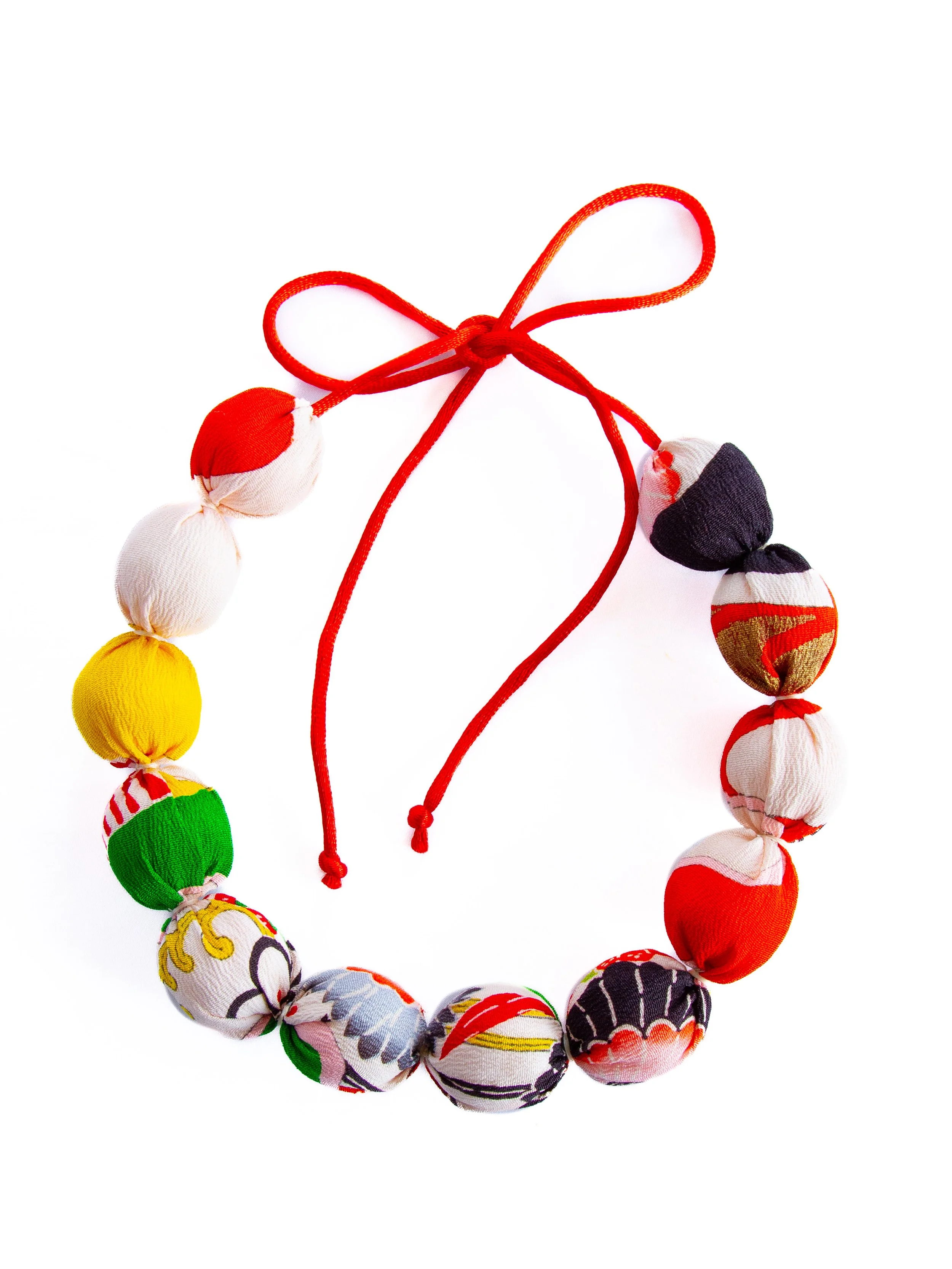 antique children's Kimono necklace