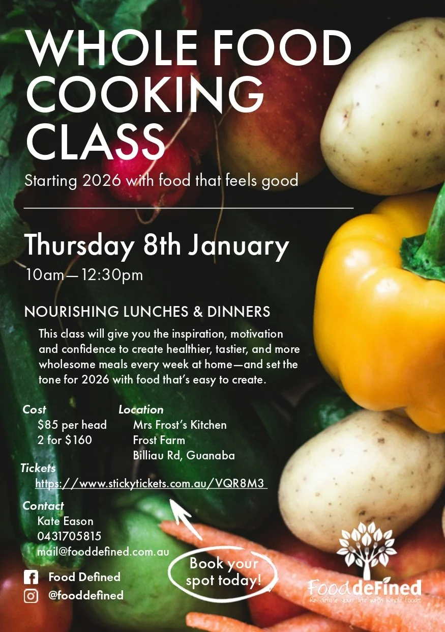 Cooking Class: Nourishing Lunches + Dinners