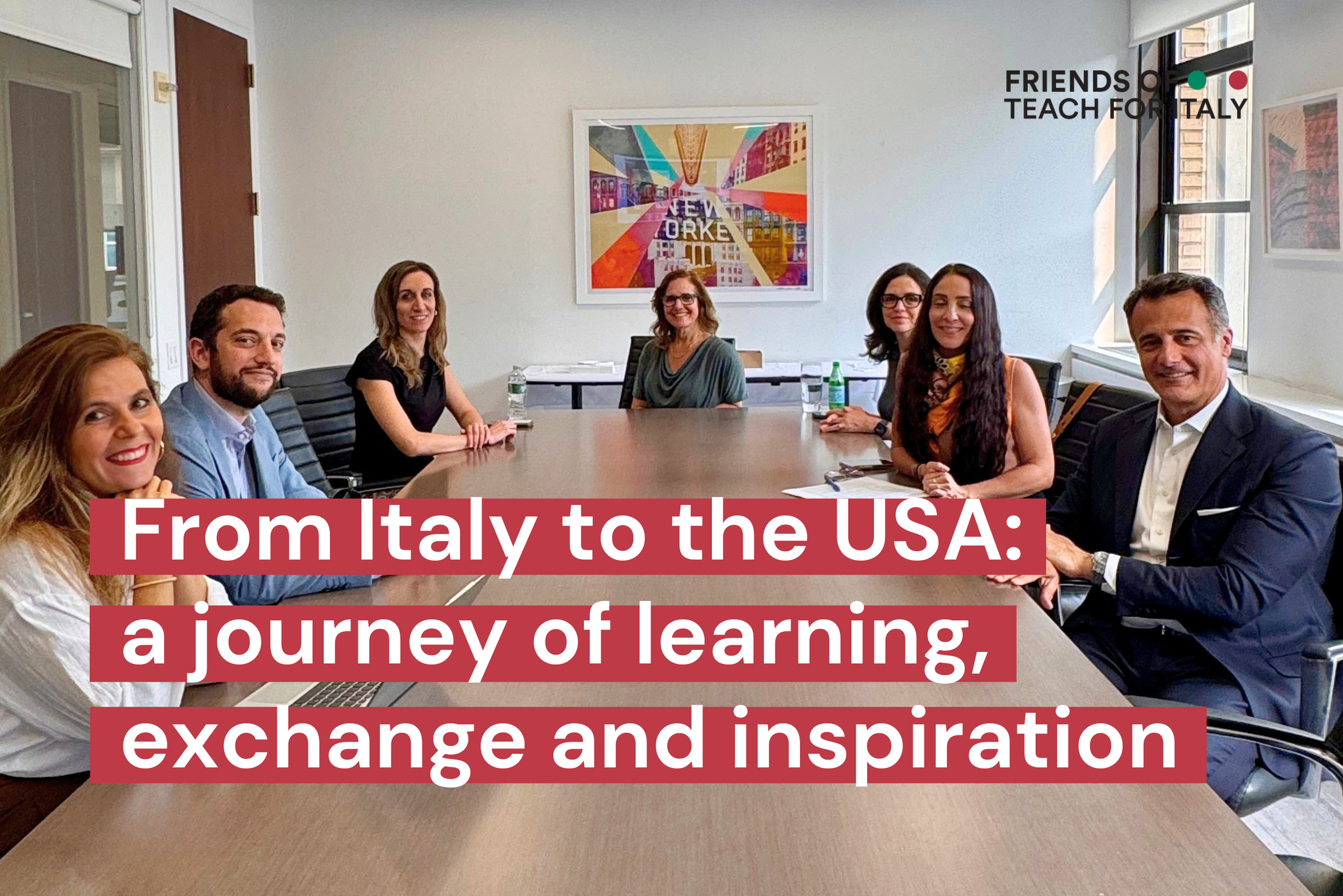 From Italy to the USA: a journey of learning, exchange and inspiration