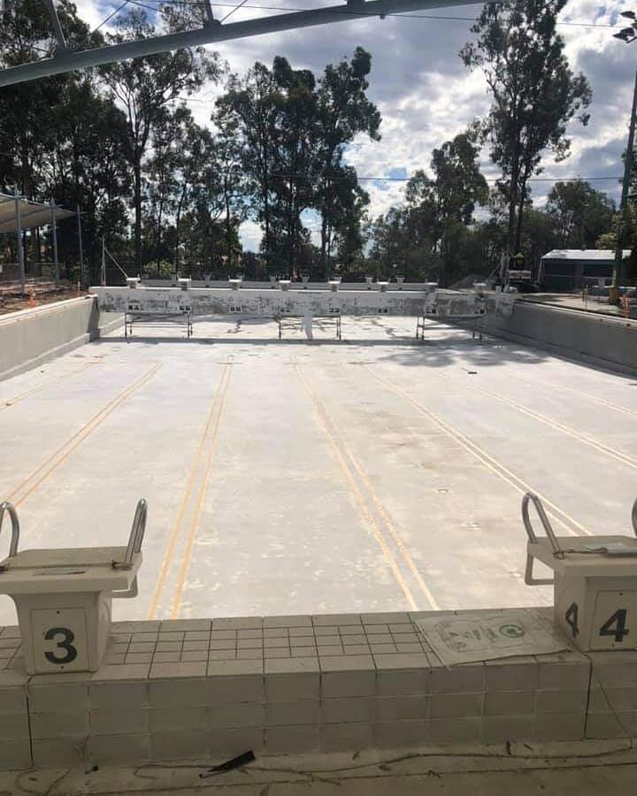 Update on progress of our pool ... looking good !! Looking forward
To returning to Albany Creek Leisure Centre .