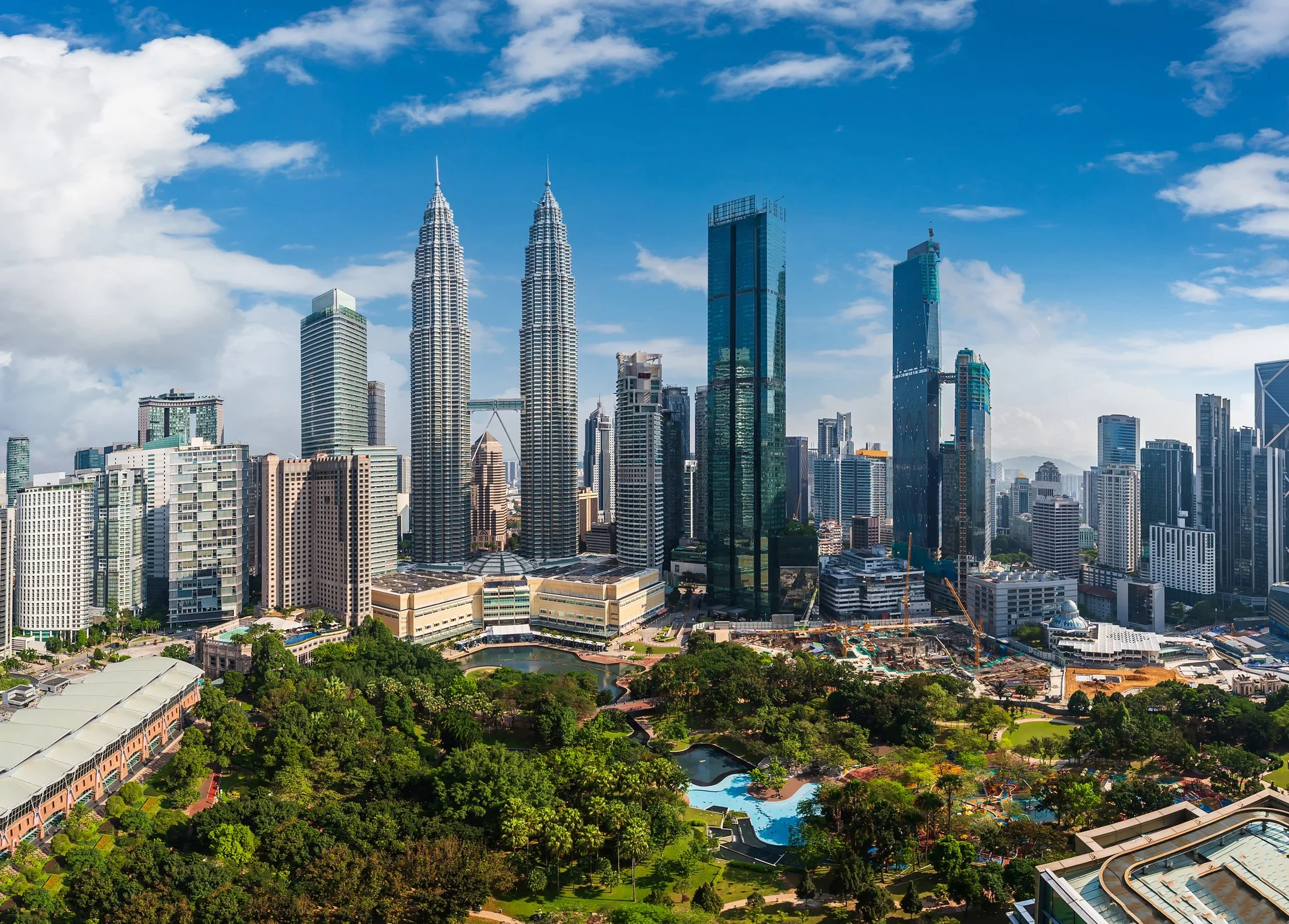 Kuala Lumpur, Malaysia, skyline, Petronas Towers