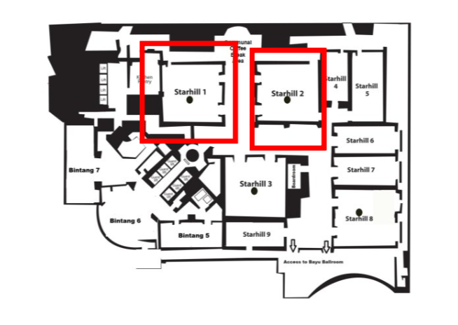 JW Marriott Kuala Lumpur - Conference Room Starhill (floorplan)