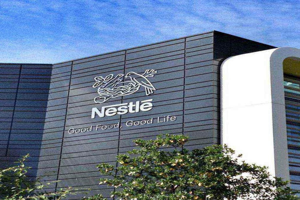 Nestle Malaysia, outside view of the office building, with logo on it