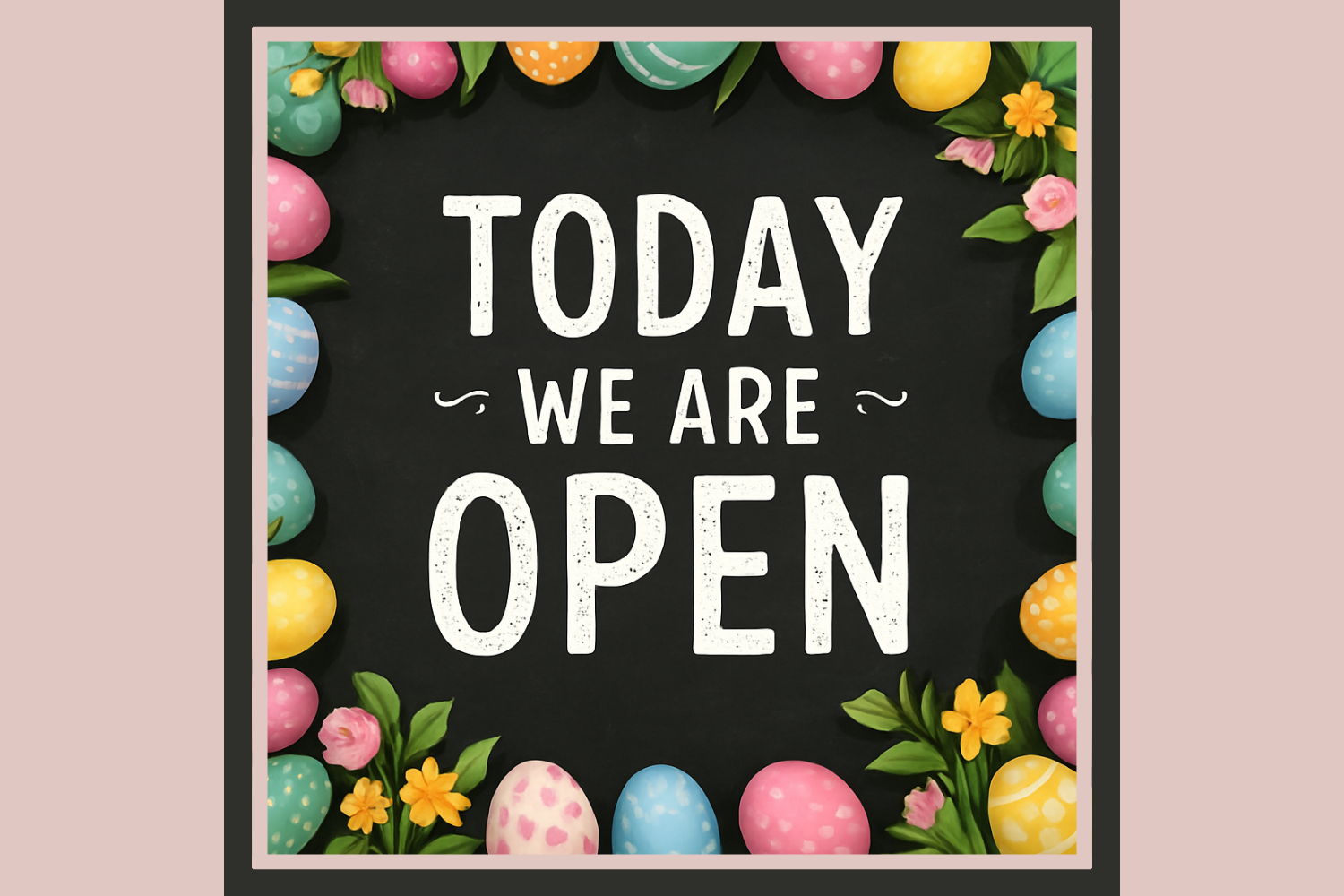Open - Easter Saturday