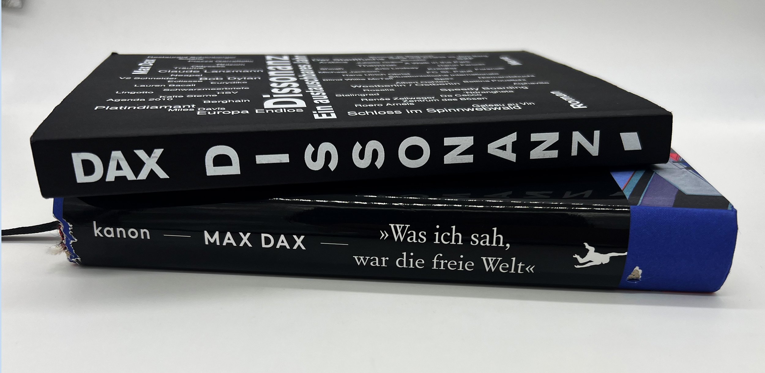  Die beiden letzten Bücher von Max Dax 