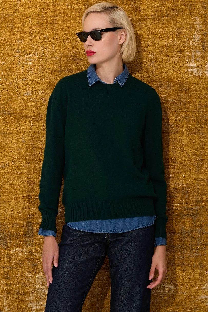 BE ESSENTIAL hunter green front.jpg