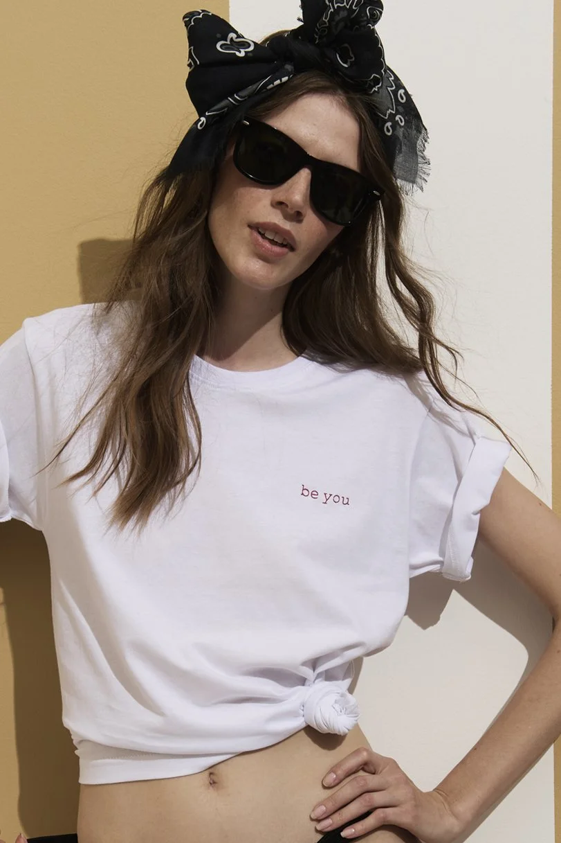 BANDANA "BE FRESH" FOULARD BLACK