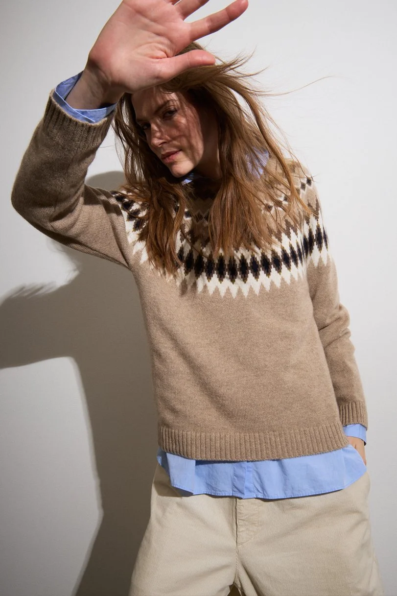 DON'T BE SHINING o.brown-truffle-white-avocado-navy front.jpg