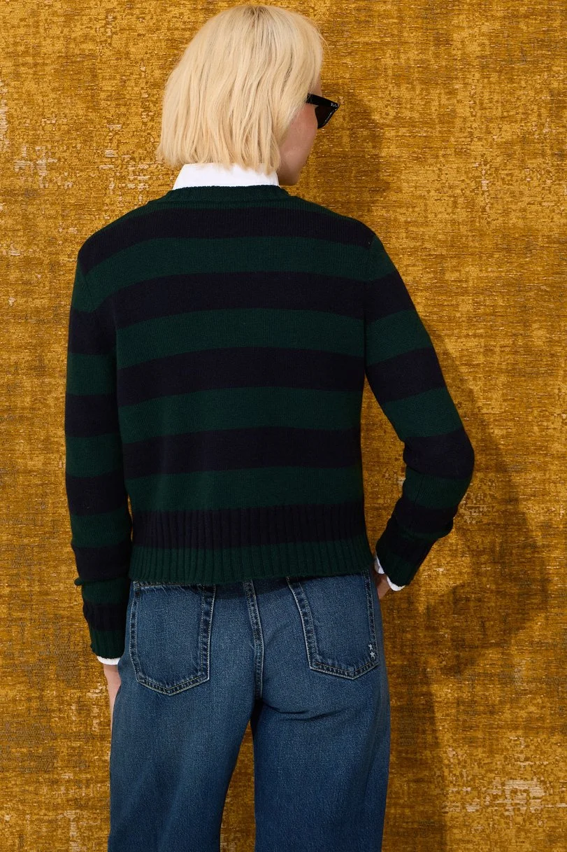 BE GOLDEN hunter green-navy back.jpg