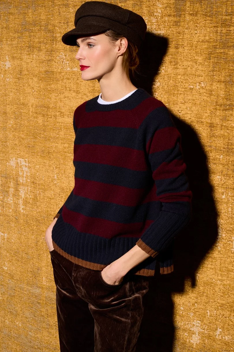 BE REFINED  navy-merlot-l.brown front-side1.jpg