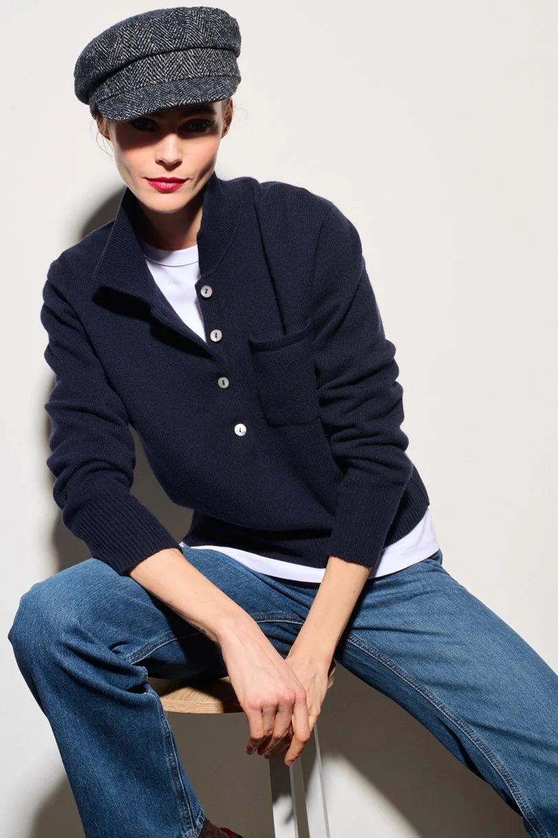 SOLID "BE BUBBLY" POLO NECK