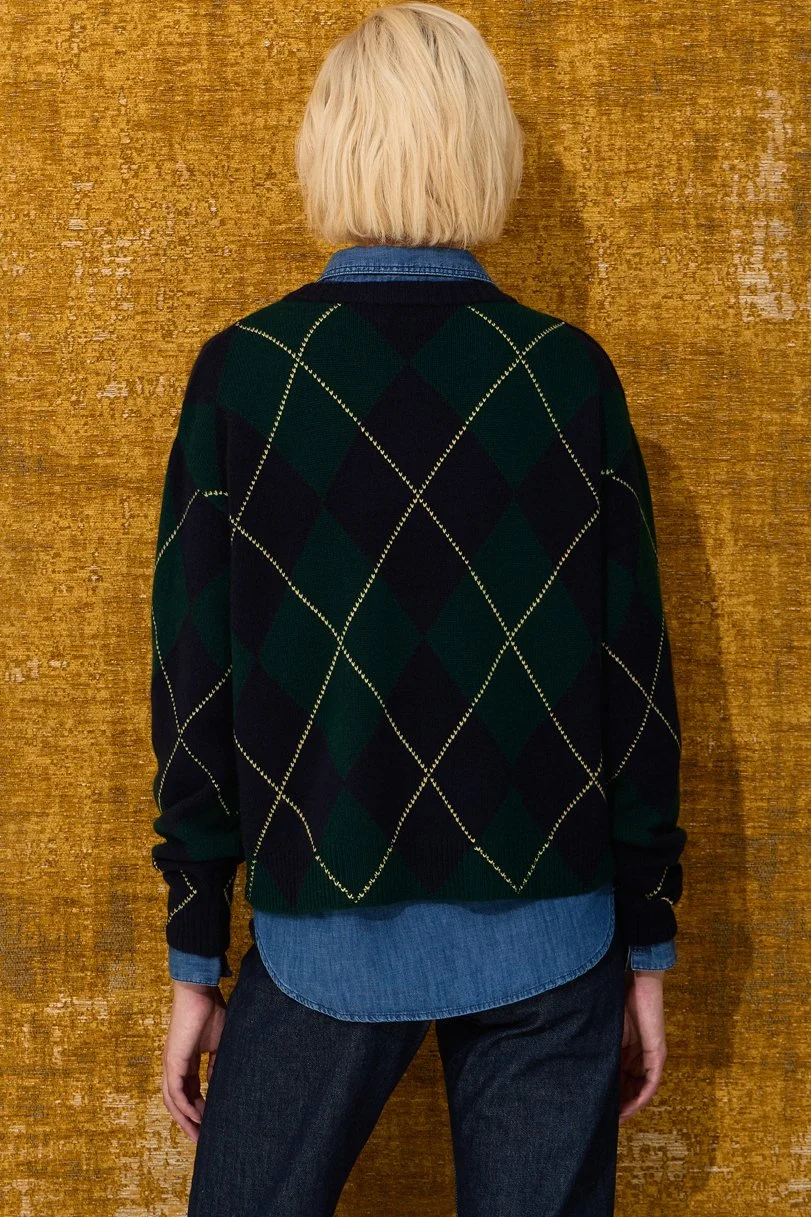 BE COLORFUL navy+huntergreen+yellowcream back.jpg