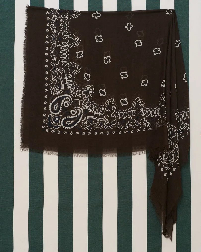 SCARF "DON'T BE JEALOUS" SCARF GANACHE