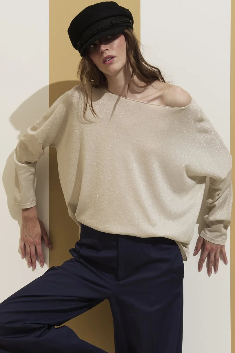 LUREX "BE MY HOPE" ROUNDNECK