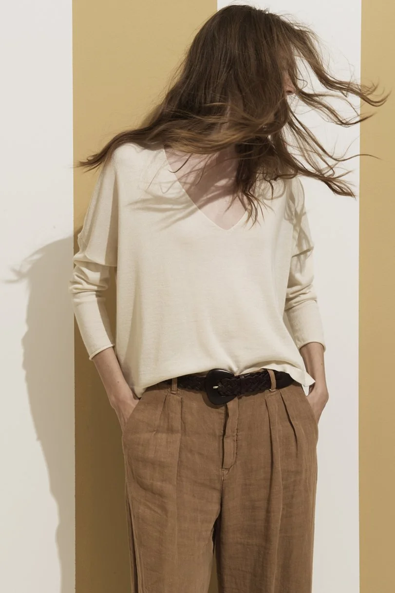 RELAXED "DON'T BE ANNOYED" V-NECK