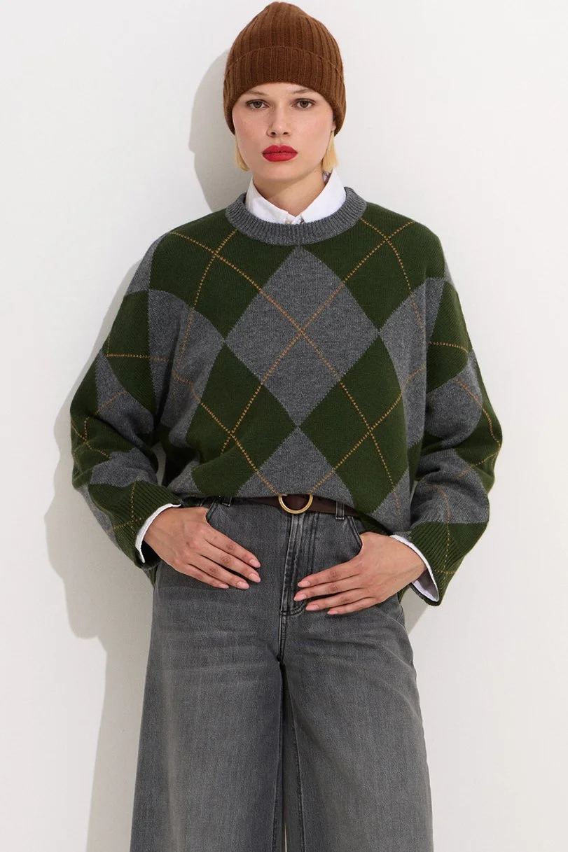 BE HUMAN dk.grey+lodengreen+camel front.jpg