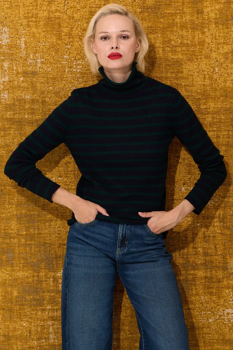 BE CHARMING navy-hunter green front.jpg