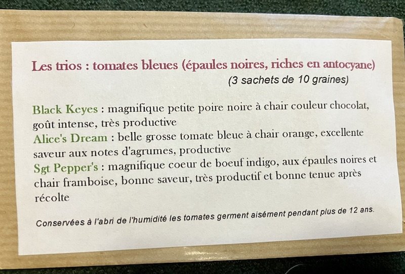 Tomates bleues, riches en antocyane