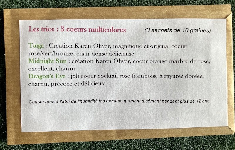 Tomates bicolores - coeurs de boeuf