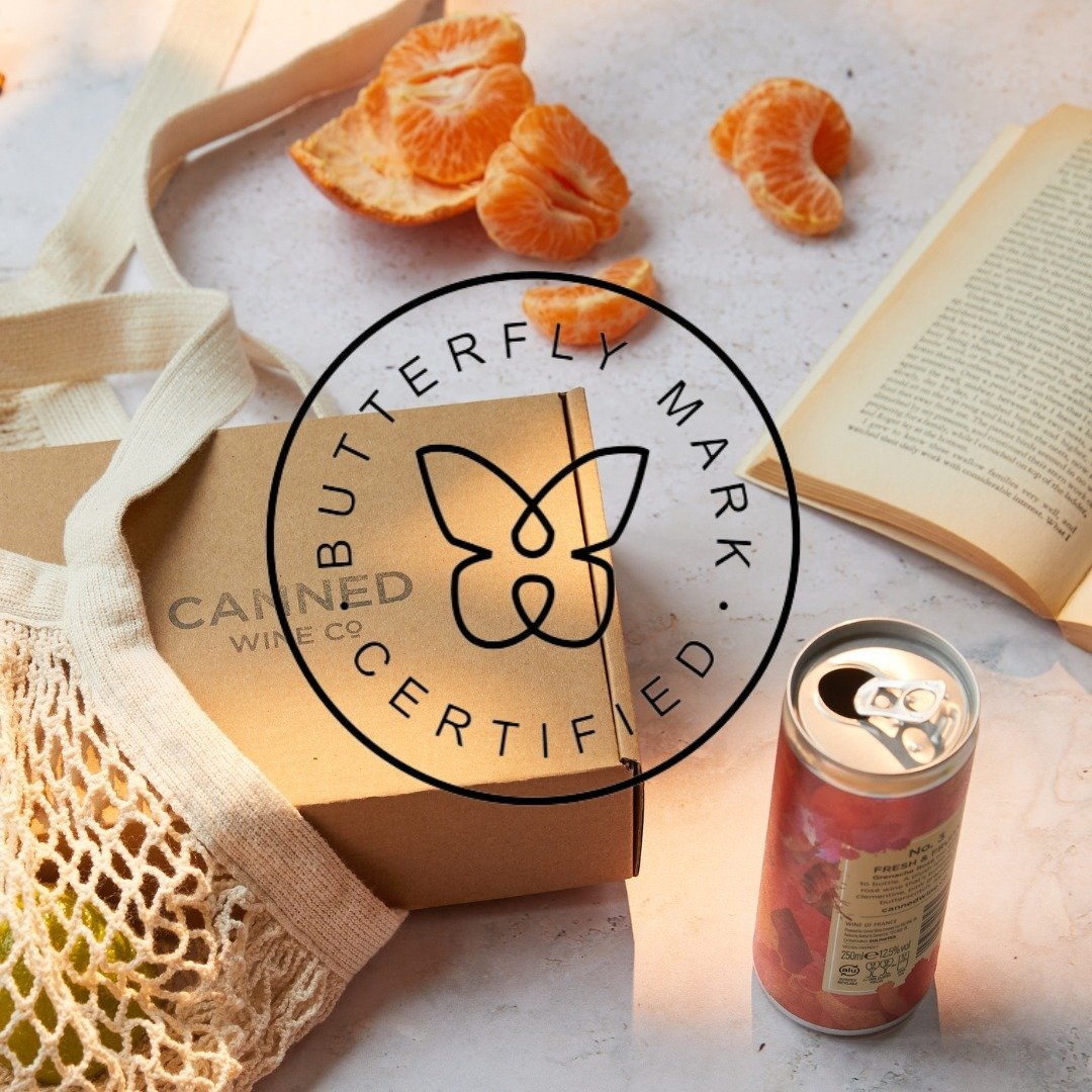 Congratulations to Canned Wine Co. on becoming Positive Luxury Butterfly Mark Certified ✨️🦋⁠
⁠
We love the wine from the Canned Wine Co for so many reasons. 🍷⁠
⁠
Premium wines in elegant cans sent straight to your doorstep, Canned Wine Co exclusive