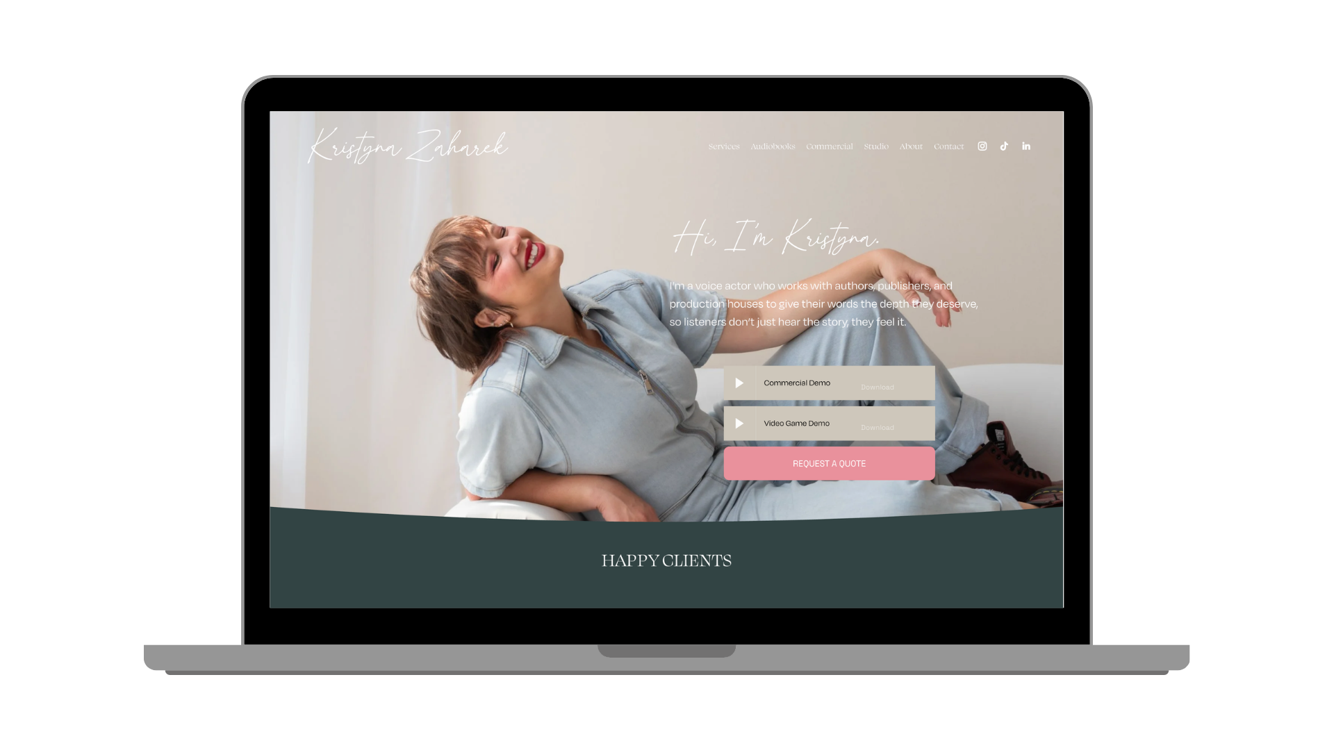 KRistyna Zaharek Home Page.png