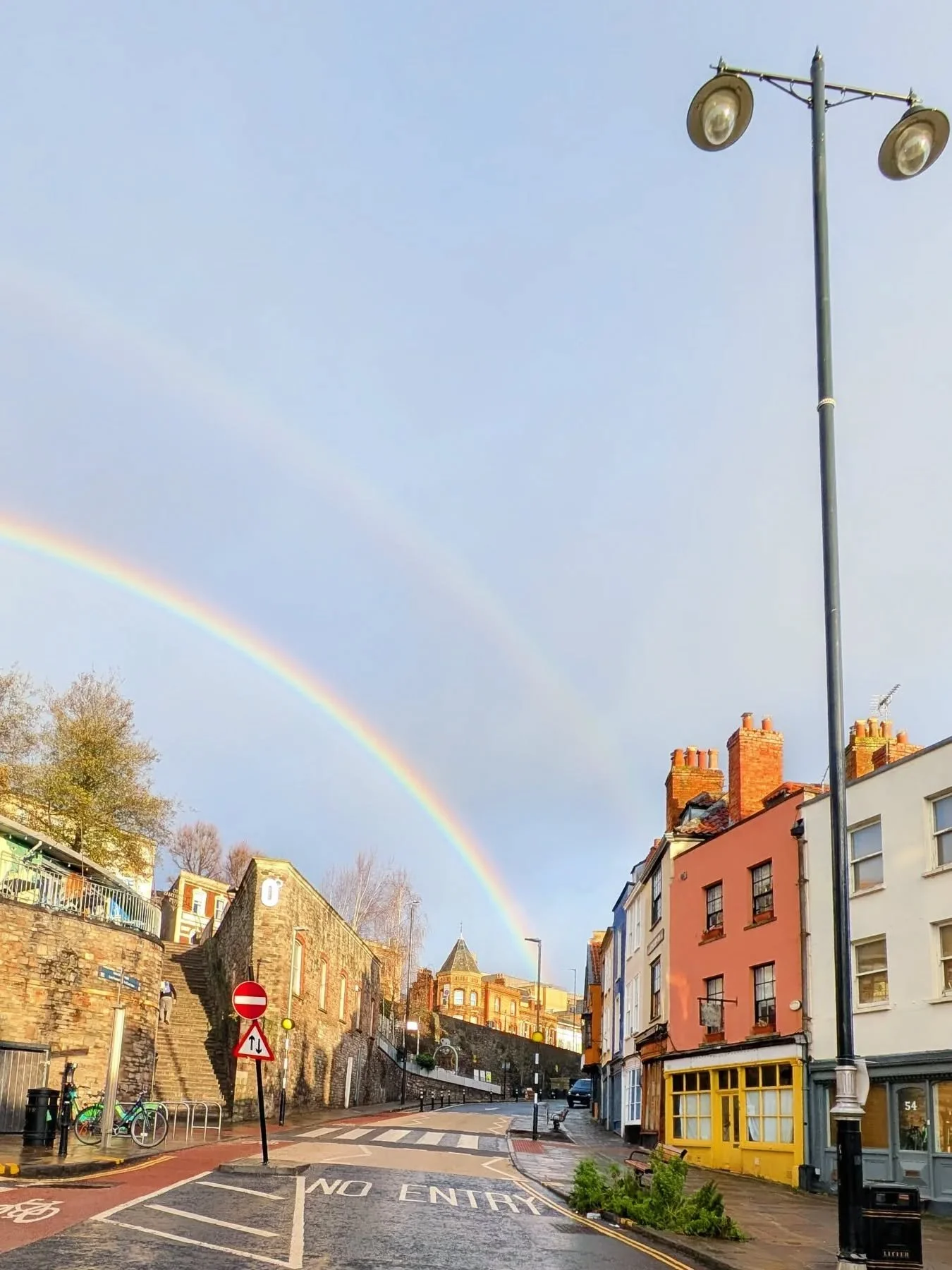 Looks like the pot of gold might be at the top of Colston Street and Upper Maudlin Street! 🌈🌈 Come and see if you can find it! Pretty much ALL of the lovely independent shops, caf&eacute;s, pubs and restaurants are OPEN today for a Sunday Funday al
