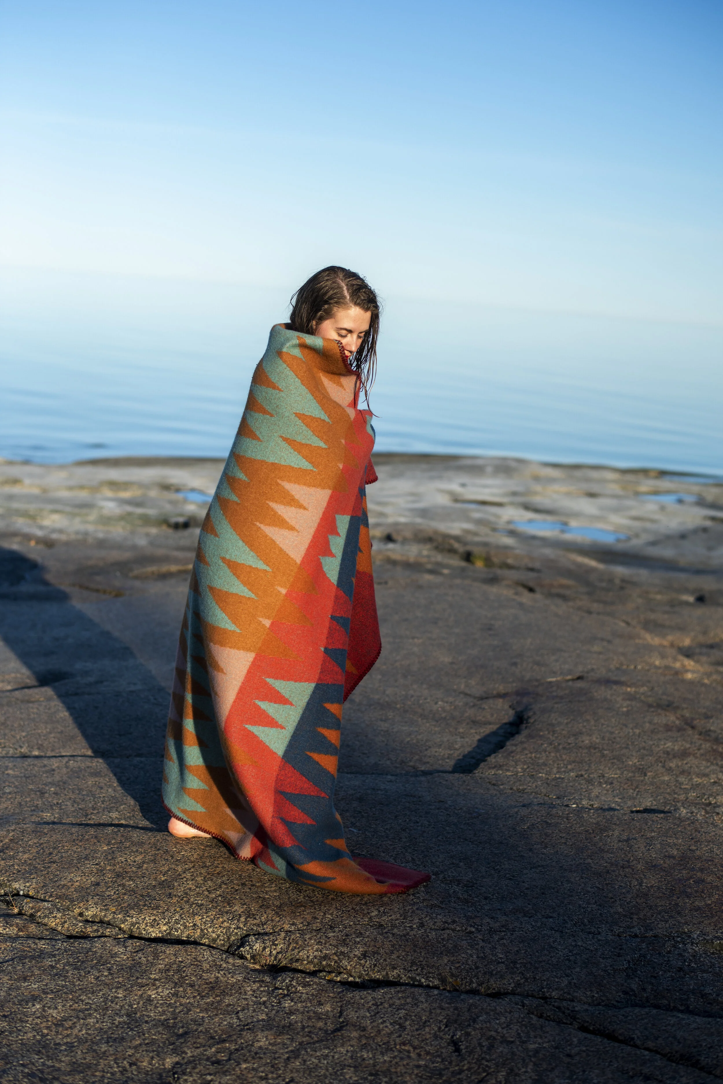 Midnight Dazzler blanket — Miriam parkman textiles