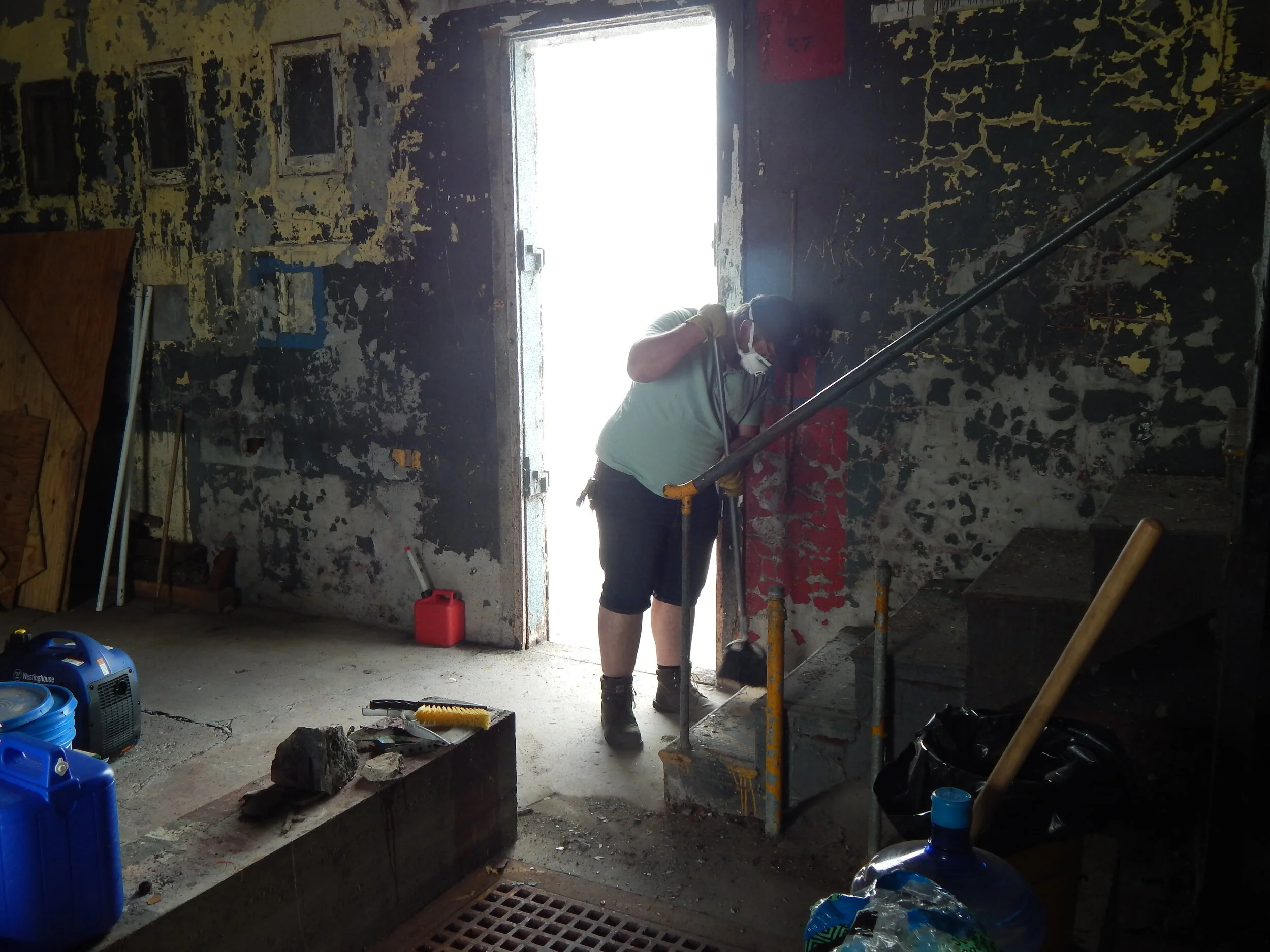 Sweeping floors for the first time in 50 years!