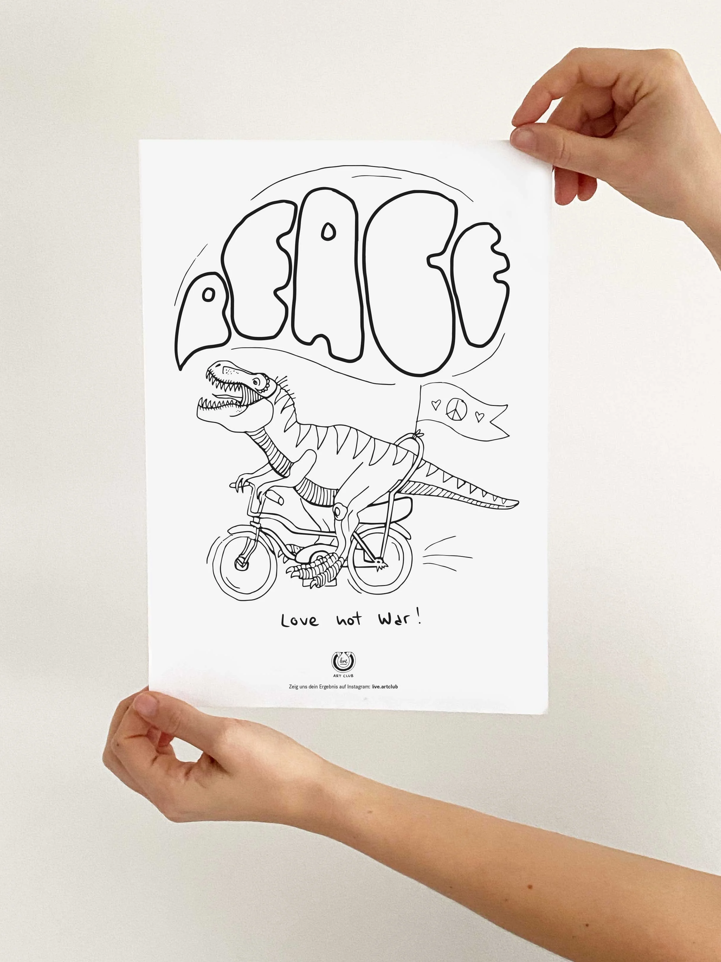 Ausmalbild - Peacerex